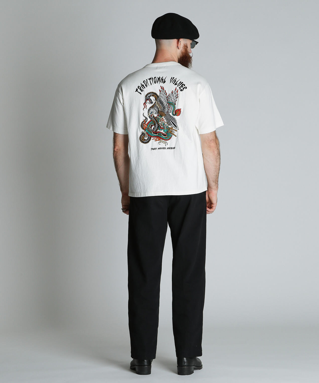 BATTLE ROYALE EMB. T-SHIRT/バトル ロワイヤル 刺繍 Ｔシャツ