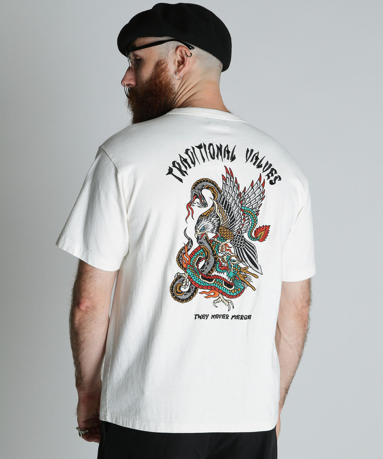 BATTLE ROYALE EMB. T-SHIRT/バトル ロワイヤル 刺繍 Ｔシャツ