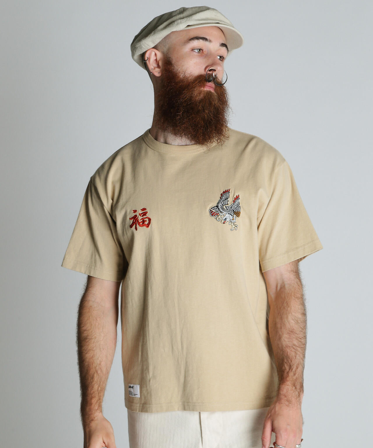 BATTLE ROYALE EMB. T-SHIRT/バトル ロワイヤル 刺繍 Ｔシャツ