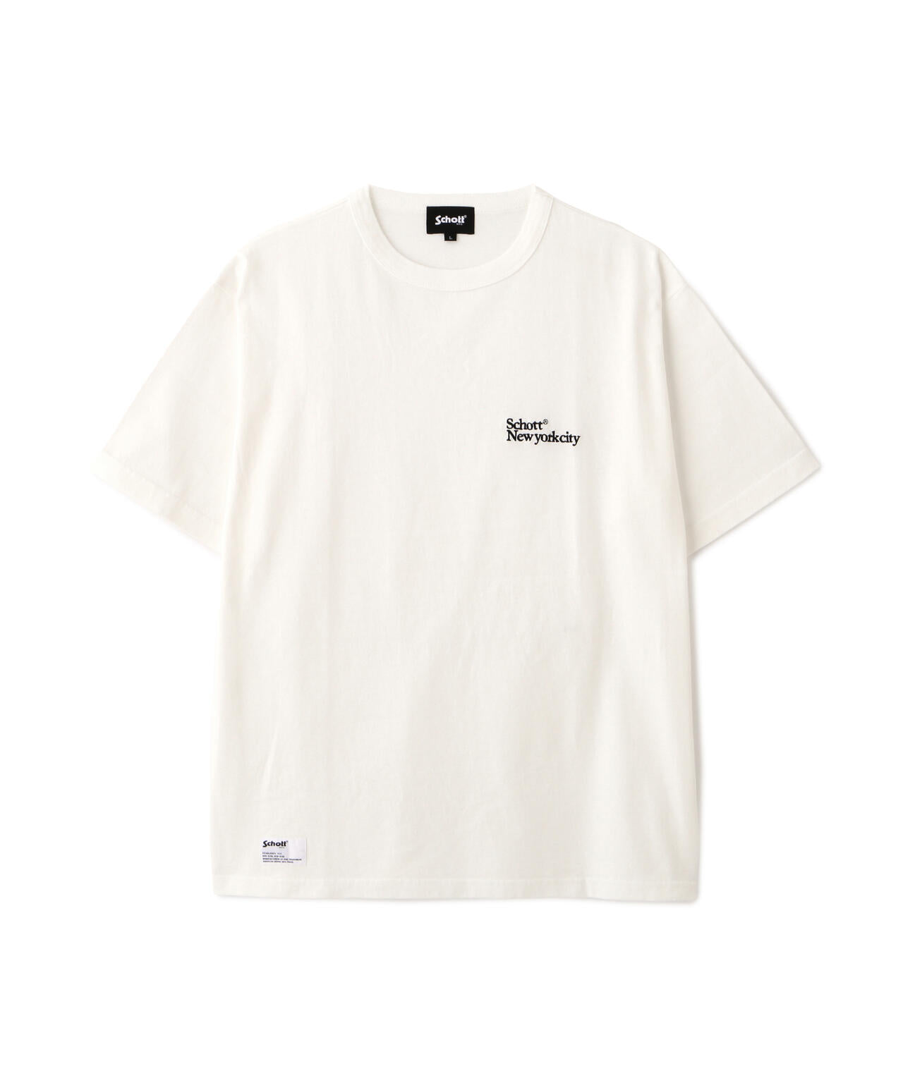 Schott NEW YORK CITY EMB. T-SHIRT/ショット ニューヨークシティ 刺繍 Tシャツ