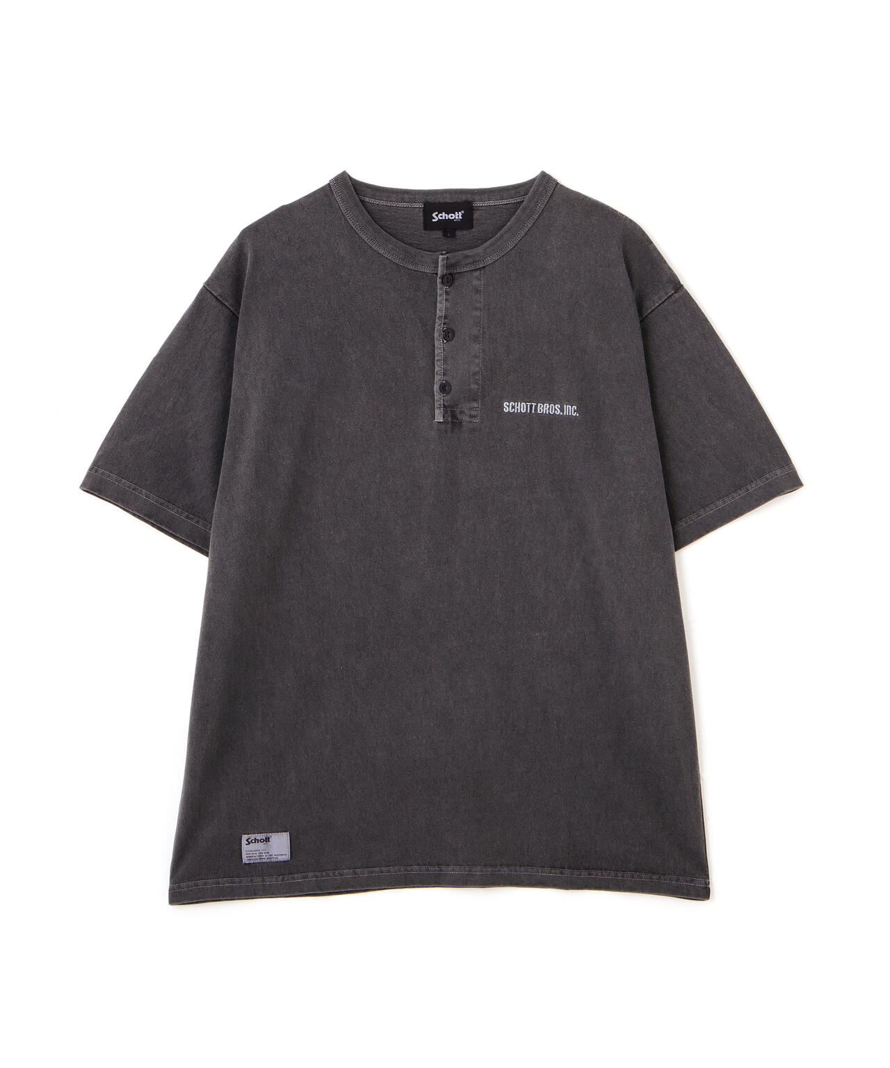TIME TESTED OVER FOUR GENERATIONS EMB. HENLEY T-SHIRT/刺繍 ヘンリーネック Tシャツ