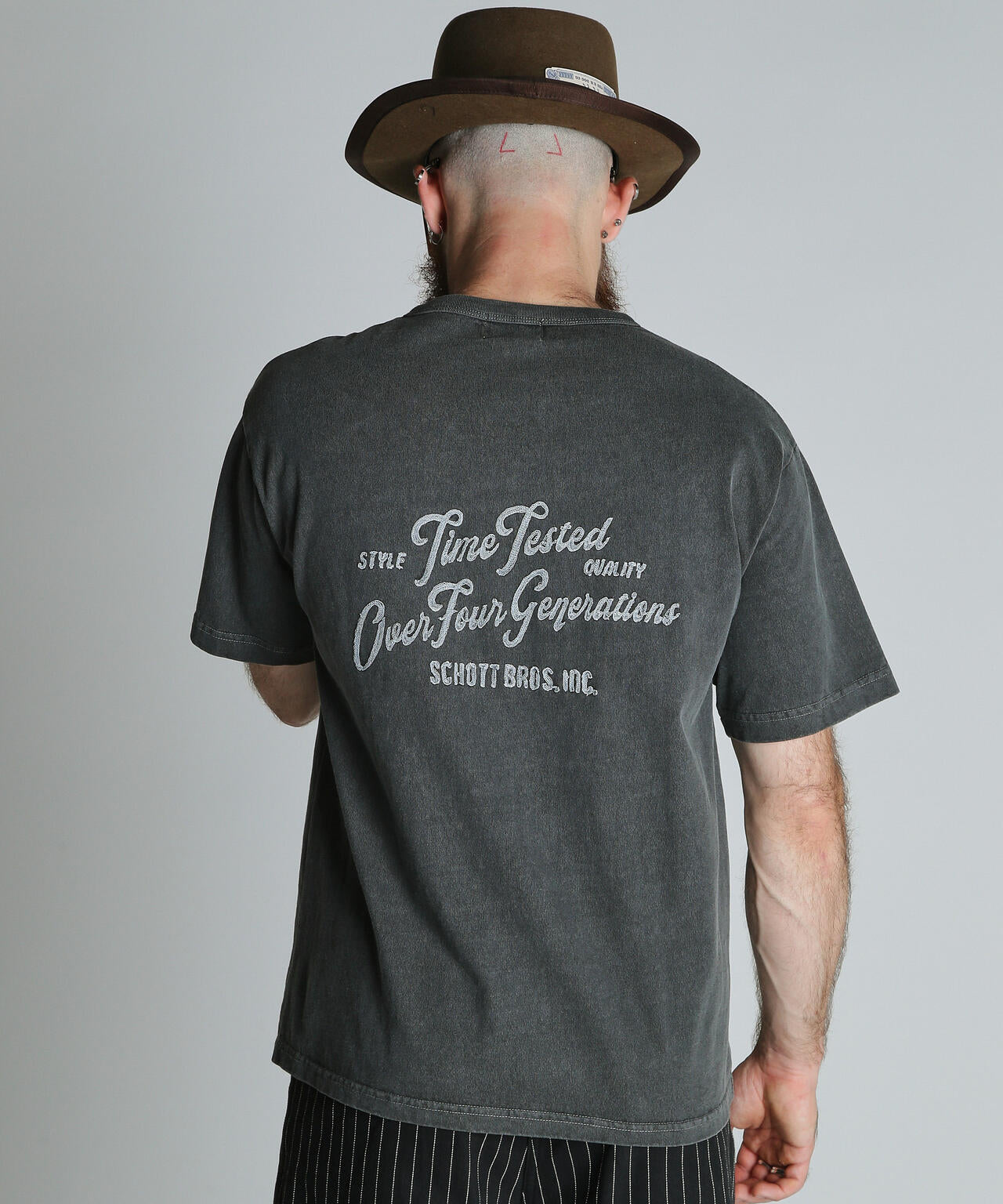 TIME TESTED OVER FOUR GENERATIONS EMB. HENLEY T-SHIRT/刺繍 ヘンリーネック Tシャツ