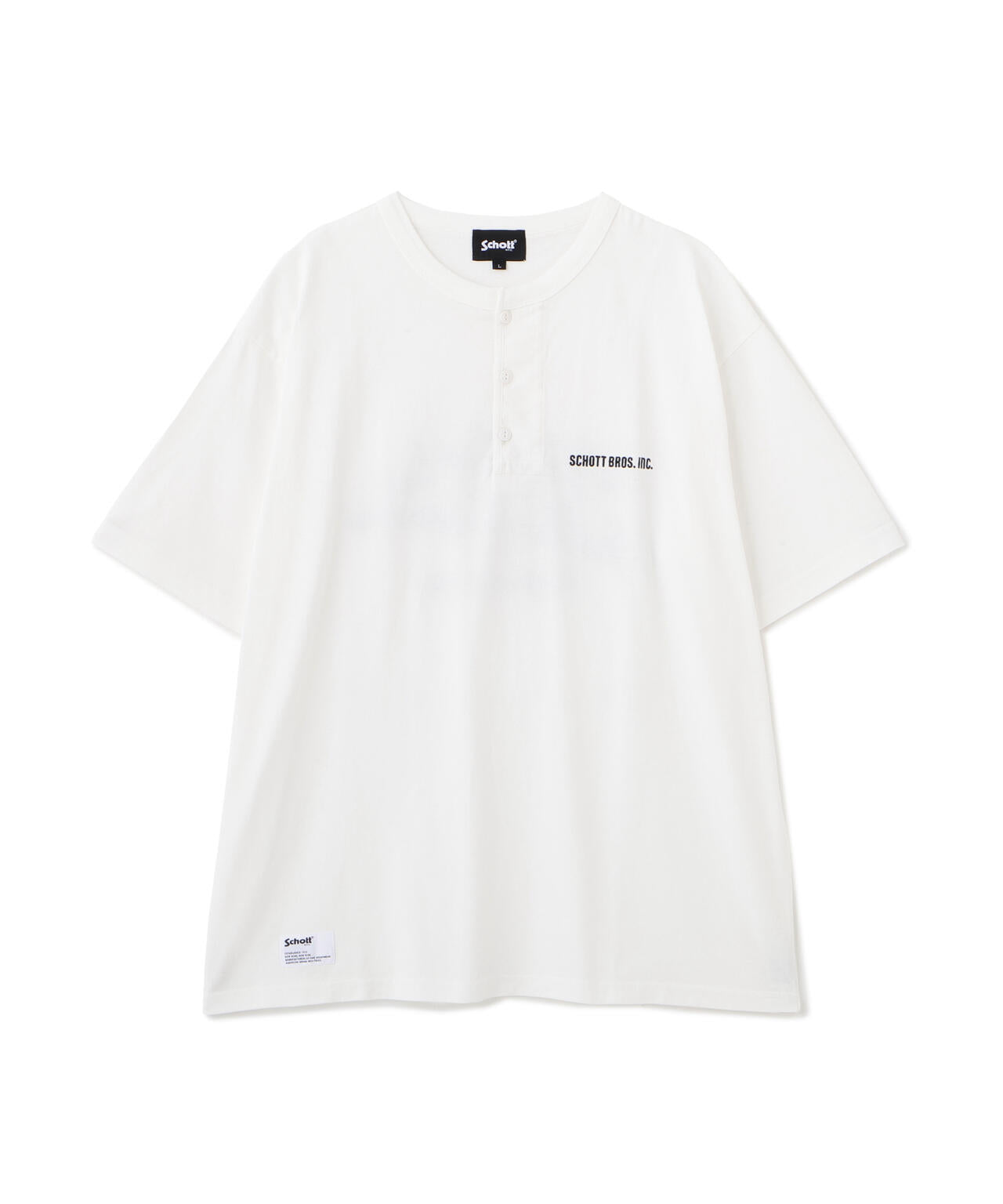 TIME TESTED OVER FOUR GENERATIONS EMB. HENLEY T-SHIRT/刺繍 ヘンリーネック Tシャツ