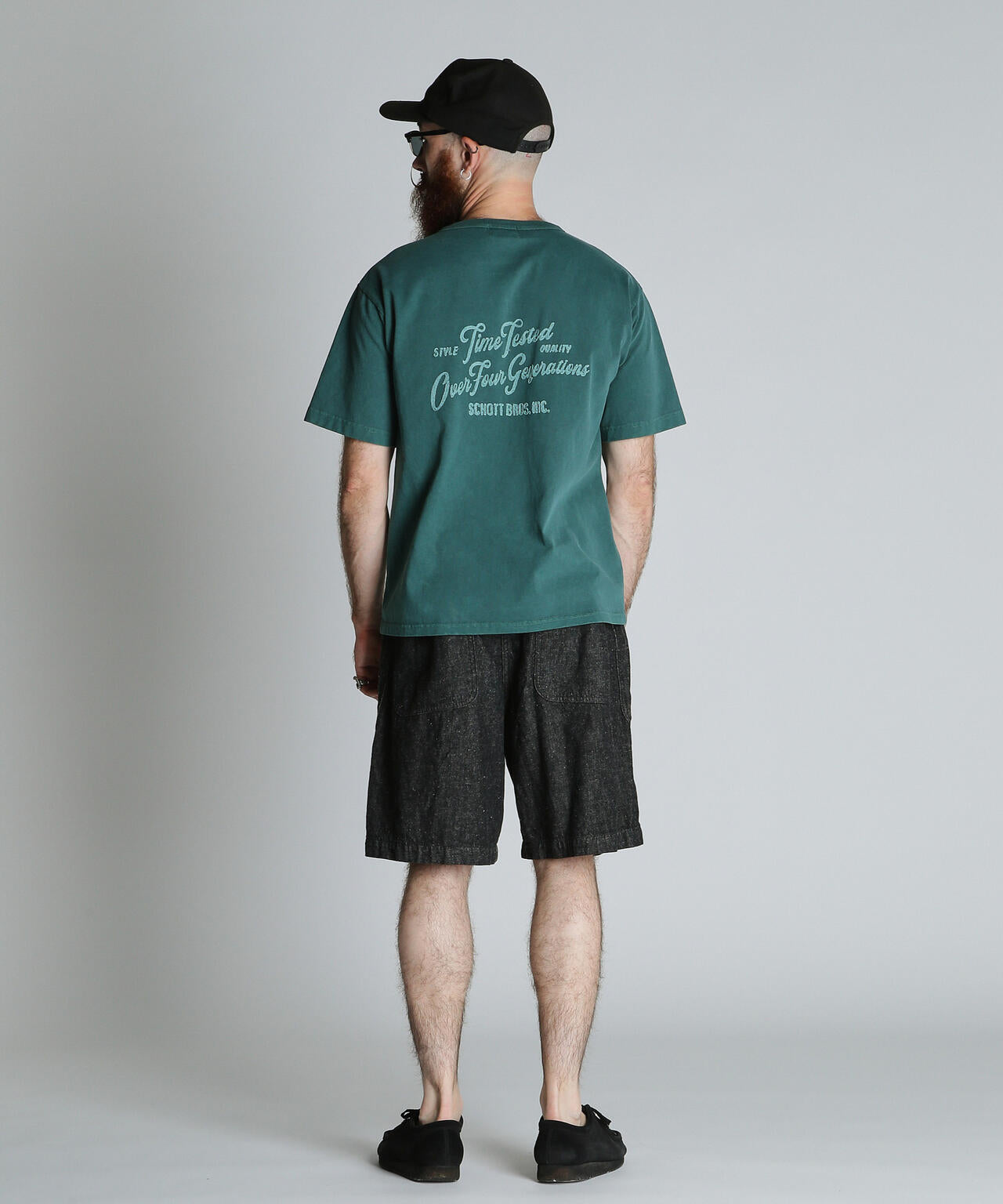 TIME TESTED OVER FOUR GENERATIONS EMB. HENLEY T-SHIRT/刺繍 ヘンリーネック Tシャツ