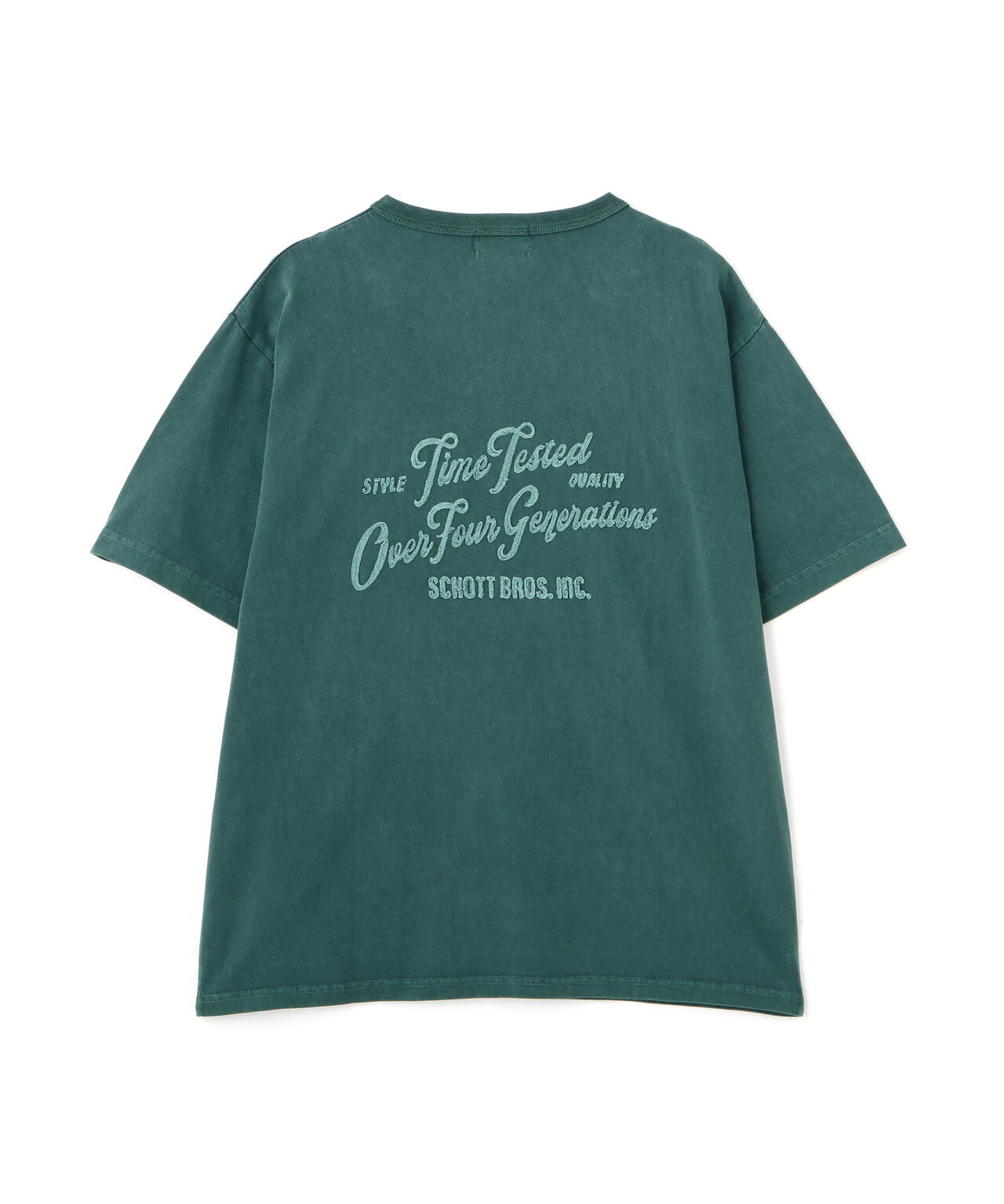 TIME TESTED OVER FOUR GENERATIONS EMB. HENLEY T-SHIRT/刺繍 ヘンリーネック Tシャツ