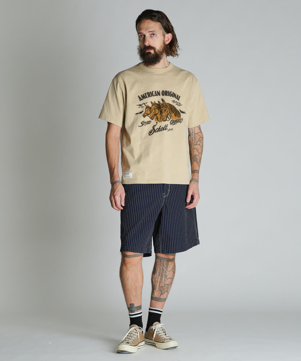 HORSE FLOCKY T-SHIRT/ホース フロッキー Tシャツ