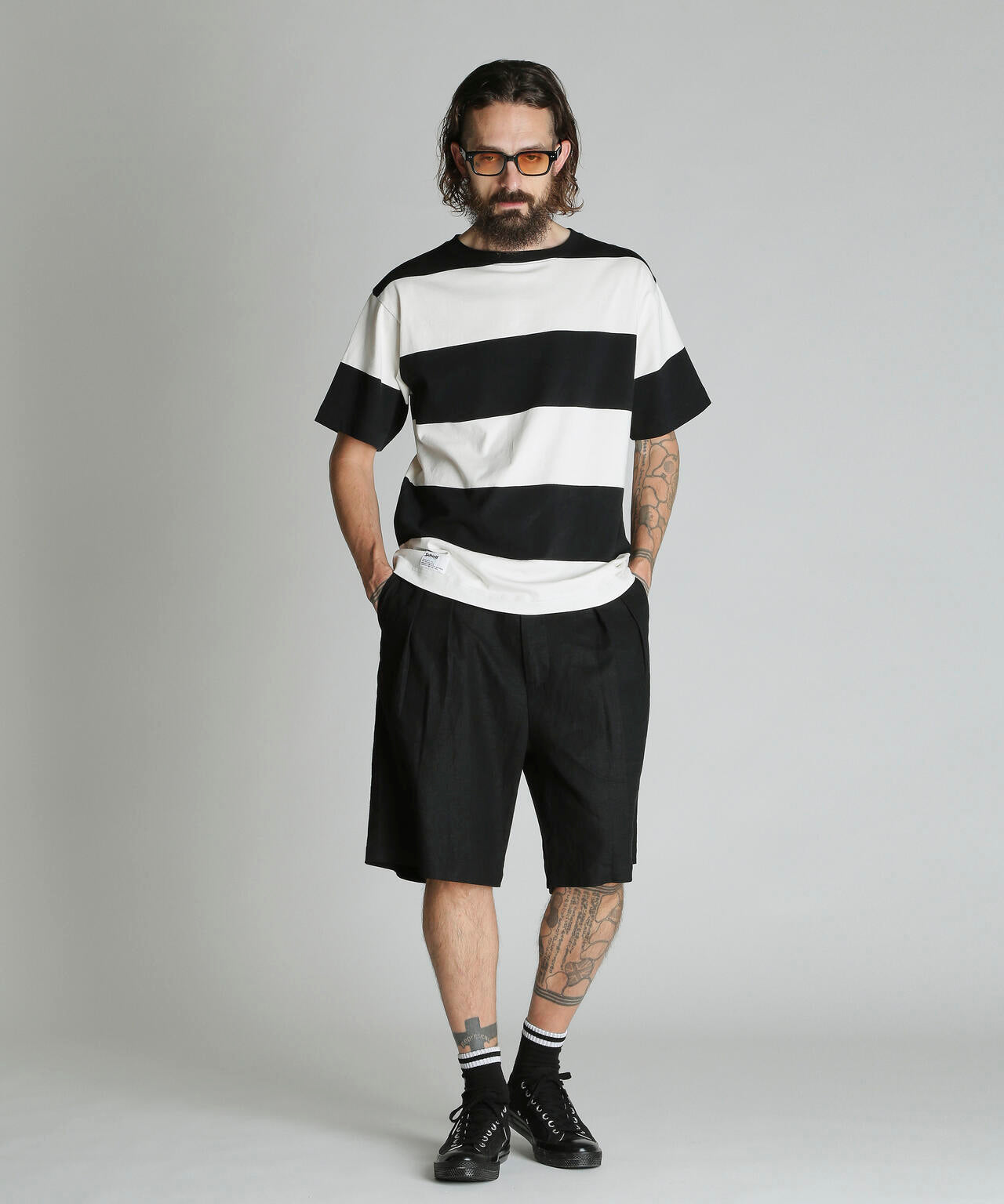 WIDE BORDER T-SHIRT/ワイドボーダー Tシャツ