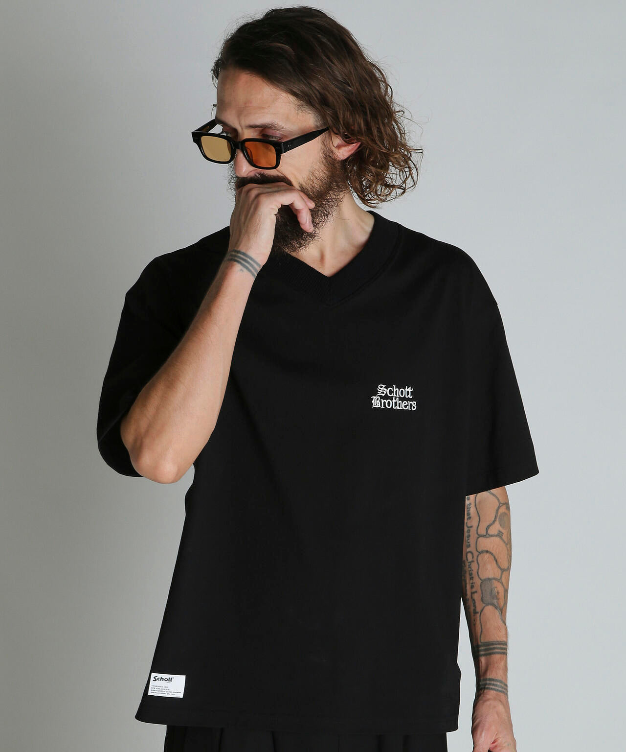 BLACK SHEEP V NECK T-SHIRT/ブラックシープ Vネック　Tシャツ