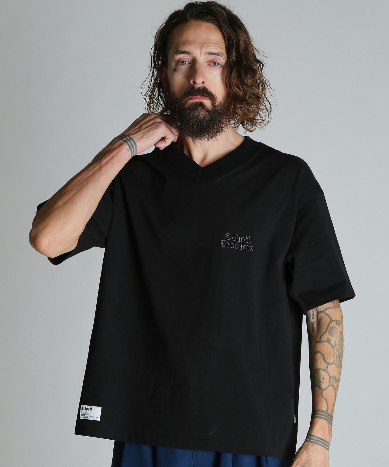 BLACK SHEEP V NECK T-SHIRT/ブラックシープ Vネック　Tシャツ