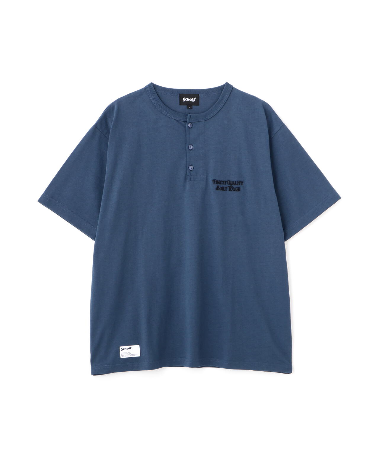 FINEST QUALITY BUILT TOUGH EMB. HENLEY T-SHIRT/刺繍 ヘンリー Tシャツ