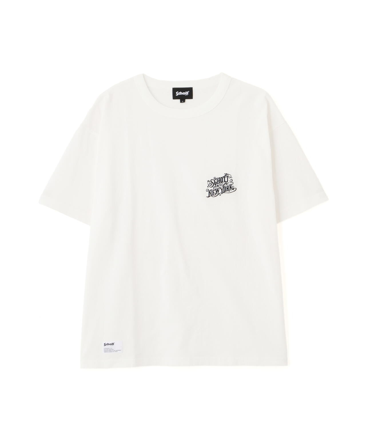 ARABESQU EMB. COMPACT T-SHIRT/アラベスク 刺繍 コンパクト Tシャツ