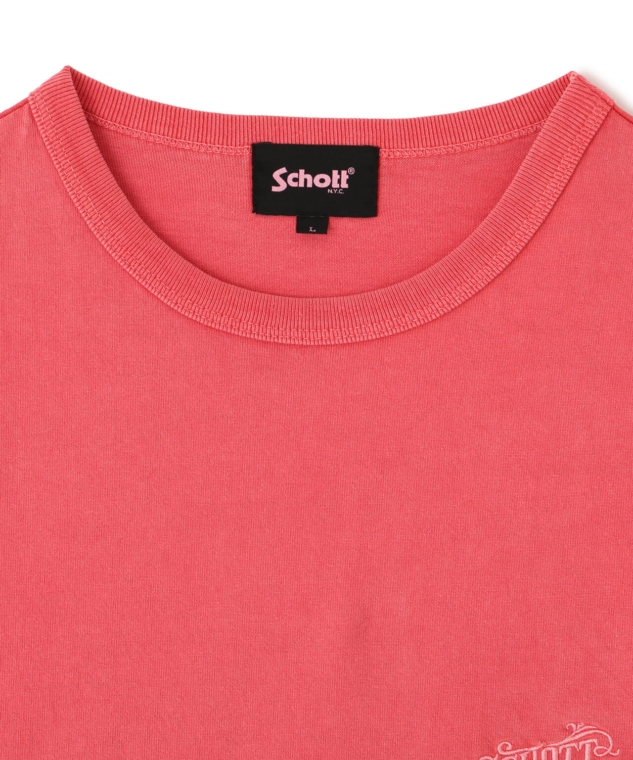 ARABESQU EMB. COMPACT T-SHIRT/アラベスク 刺繍 コンパクト Tシャツ