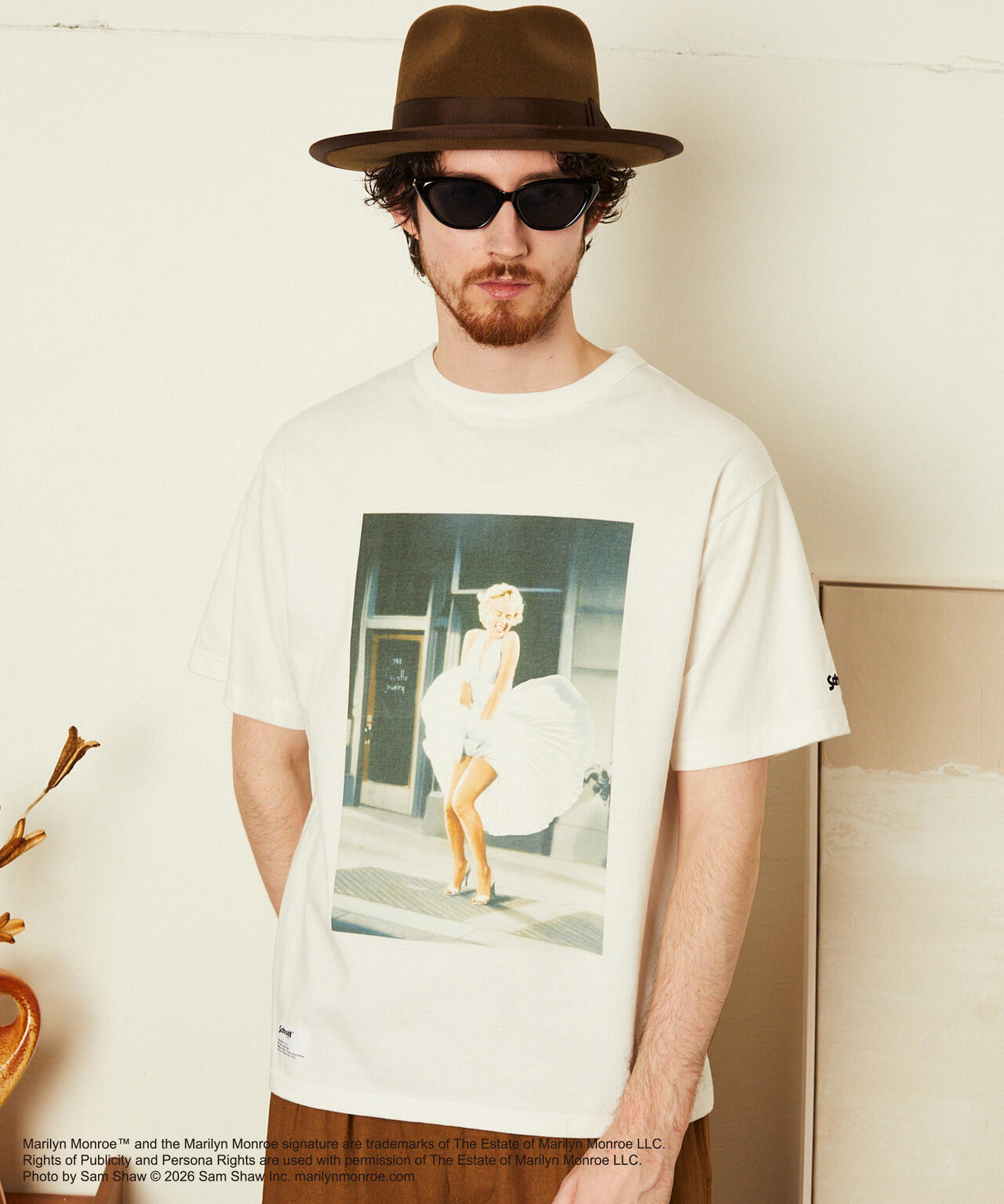 MARILYN MONROE PHOTO T-SHIRT/マリリンモンロー フォト Tシャツ