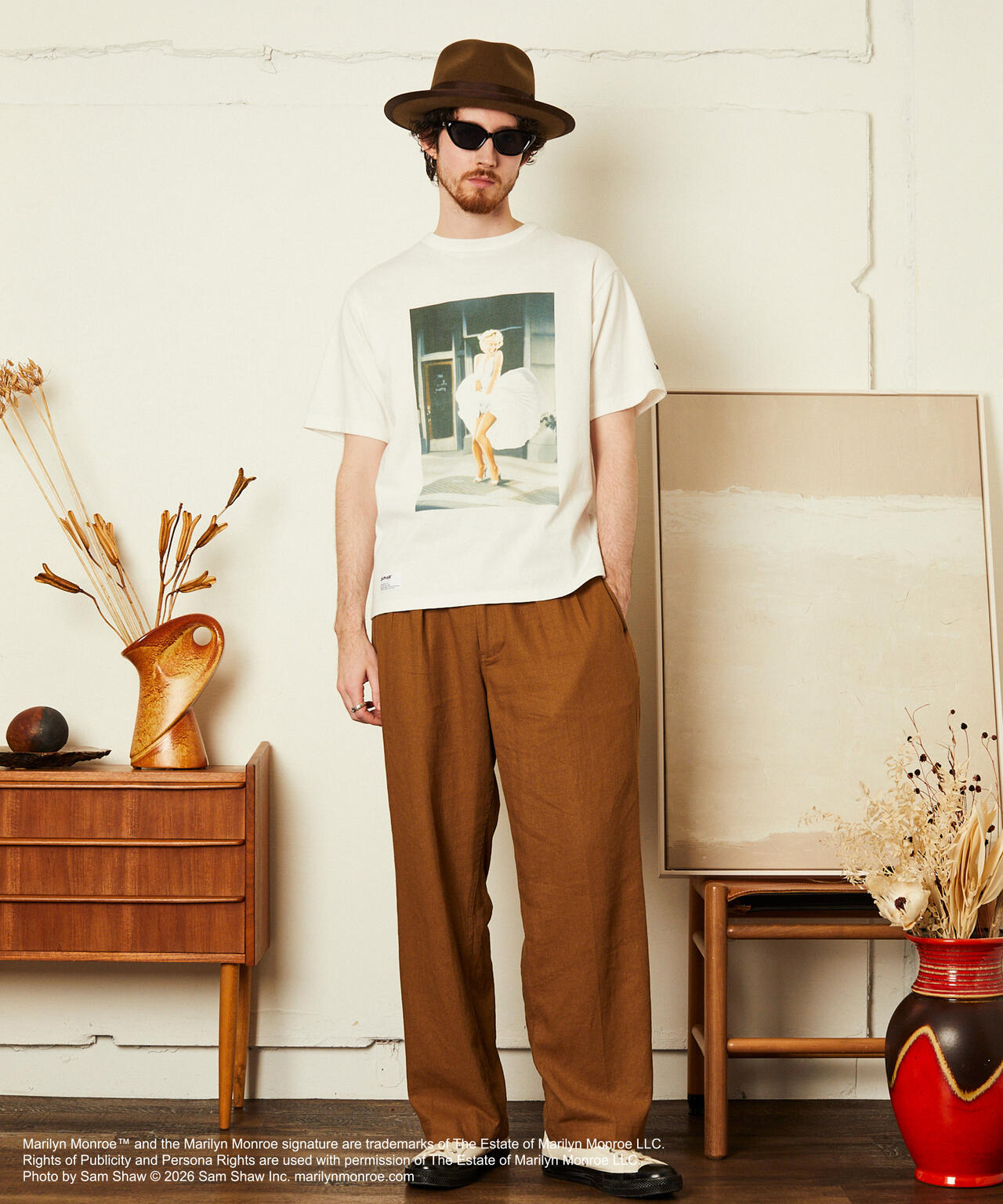 MARILYN MONROE PHOTO T-SHIRT/マリリンモンロー フォト Tシャツ