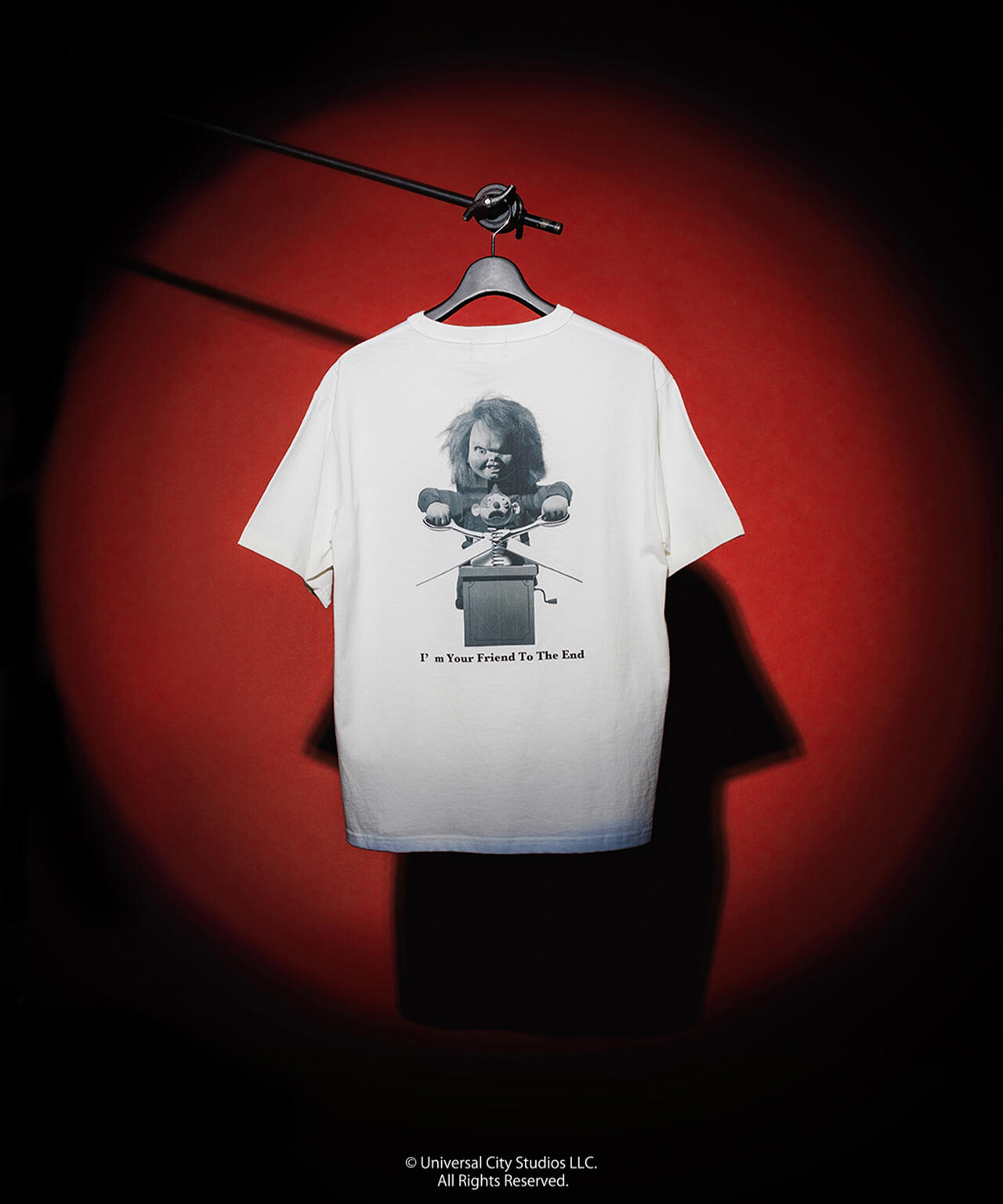 CHUCKY MONOCHROME T-SHIRT/チャッキー モノクローム Tシャツ