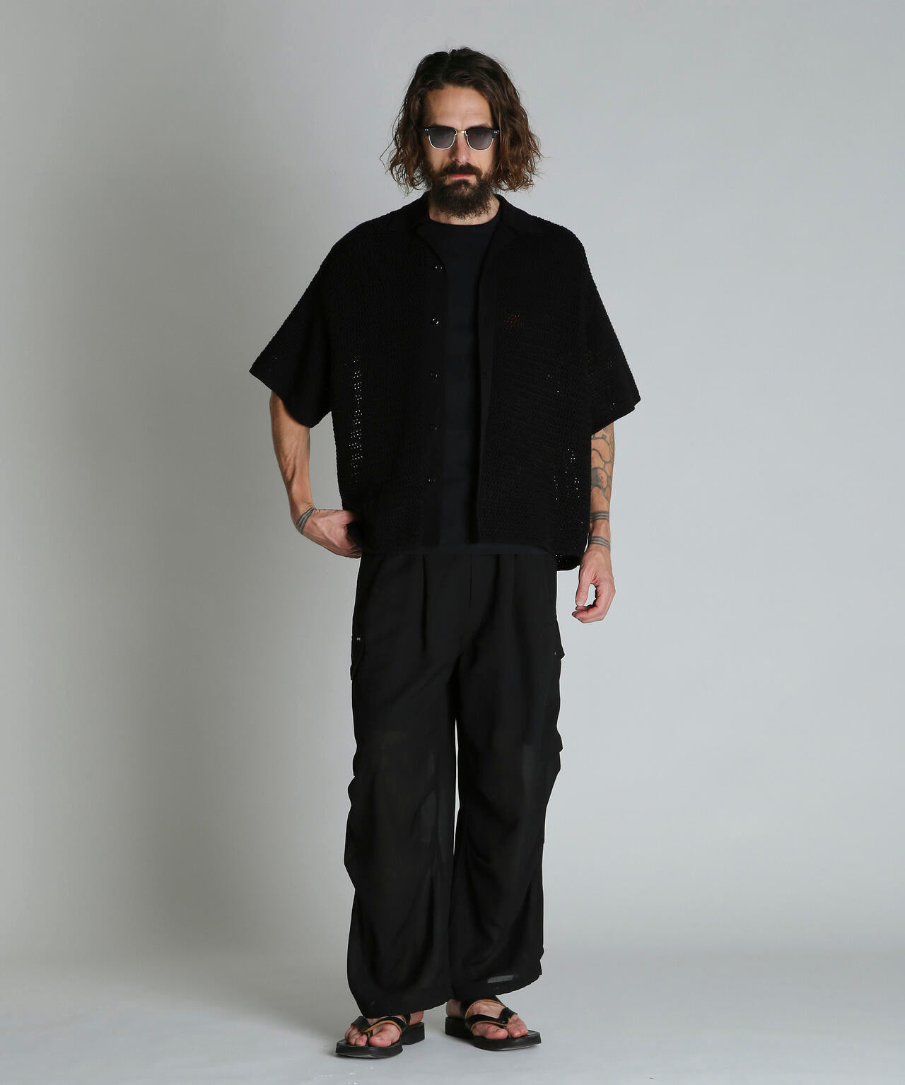 BLACK SHEEP KNIT SHIRT/ブラックシープ ニットシャツ