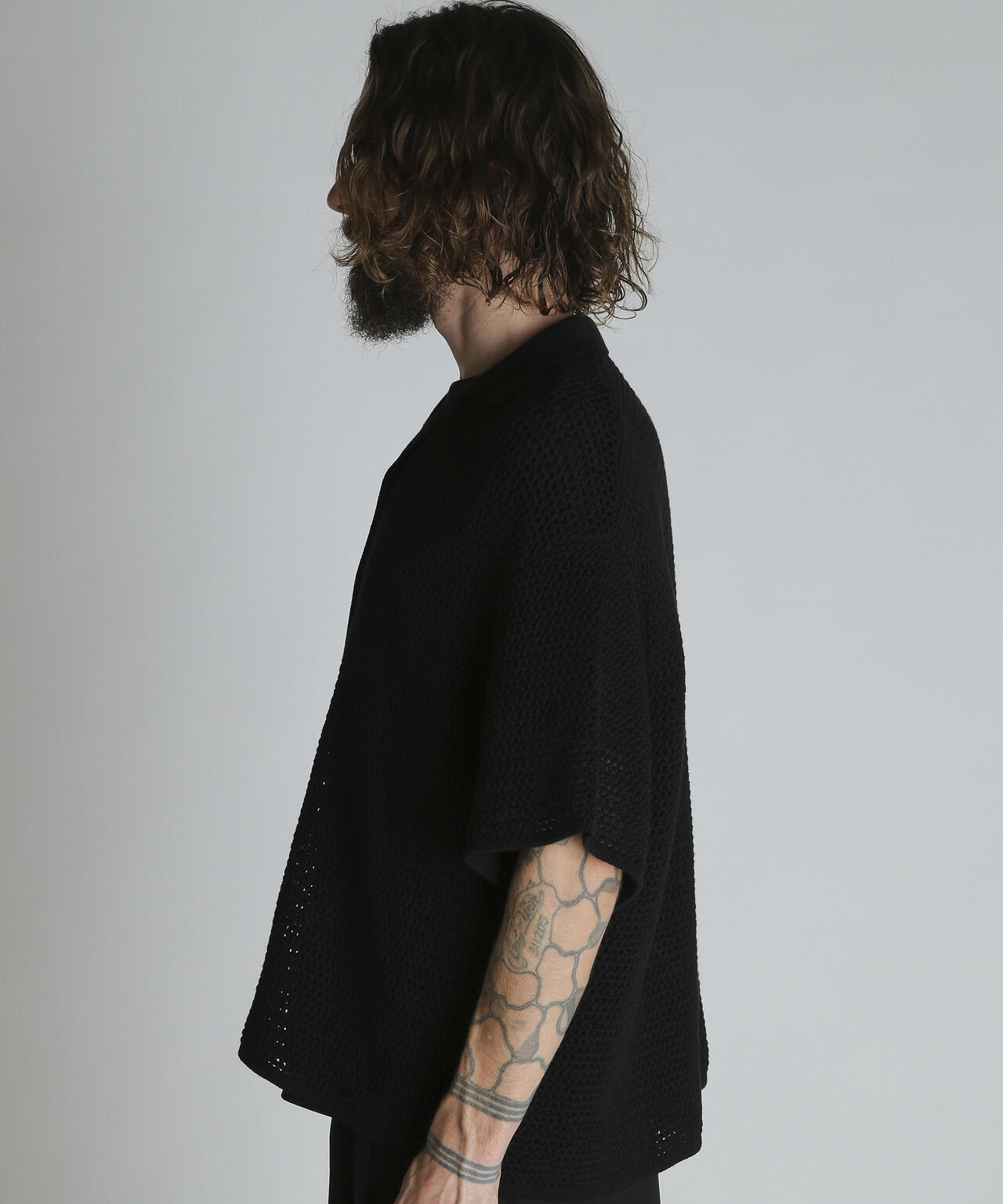 BLACK SHEEP KNIT SHIRT/ブラックシープ ニットシャツ