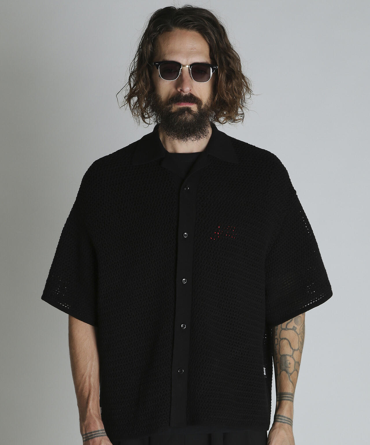 BLACK SHEEP KNIT SHIRT/ブラックシープ ニットシャツ