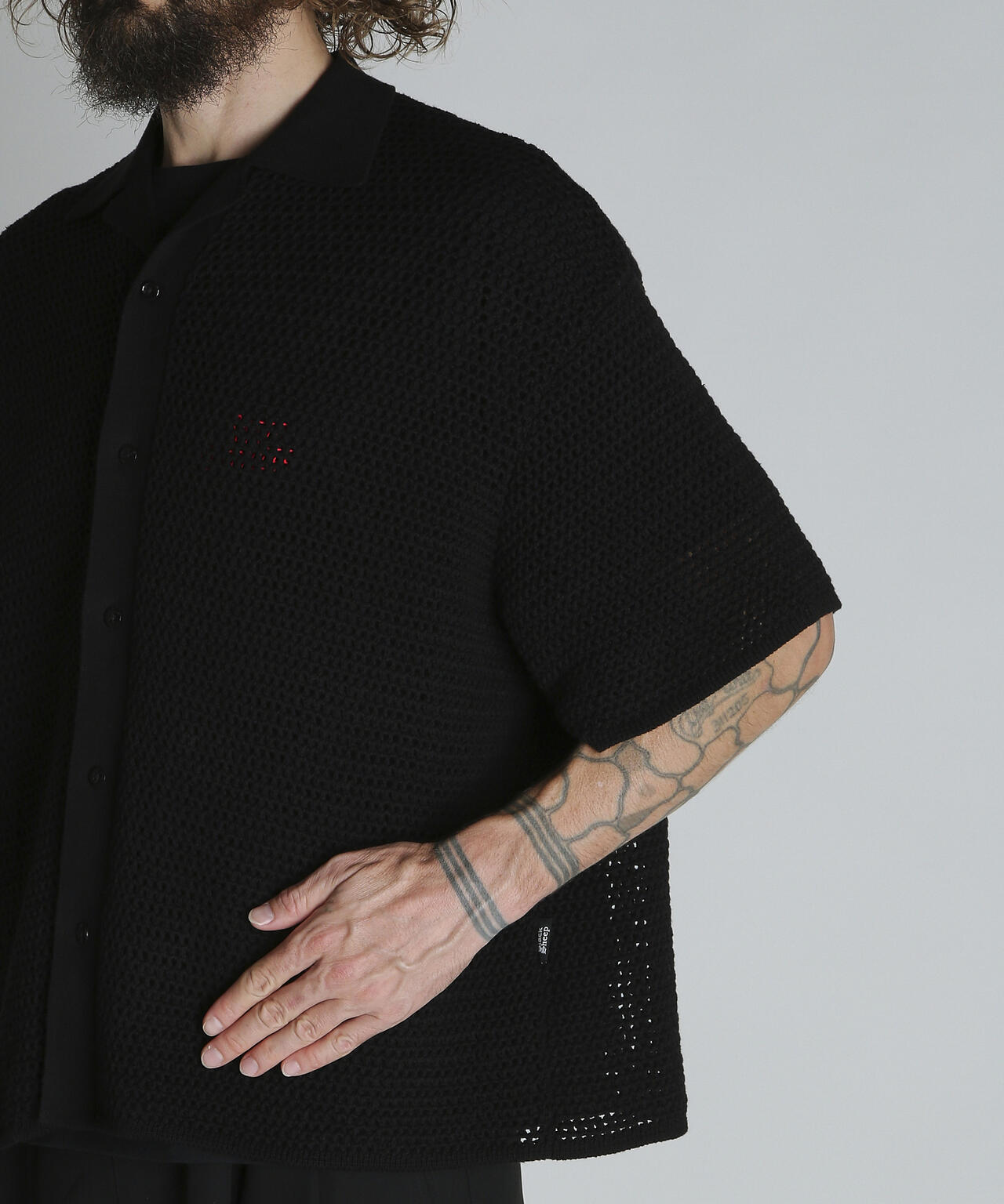BLACK SHEEP KNIT SHIRT/ブラックシープ ニットシャツ