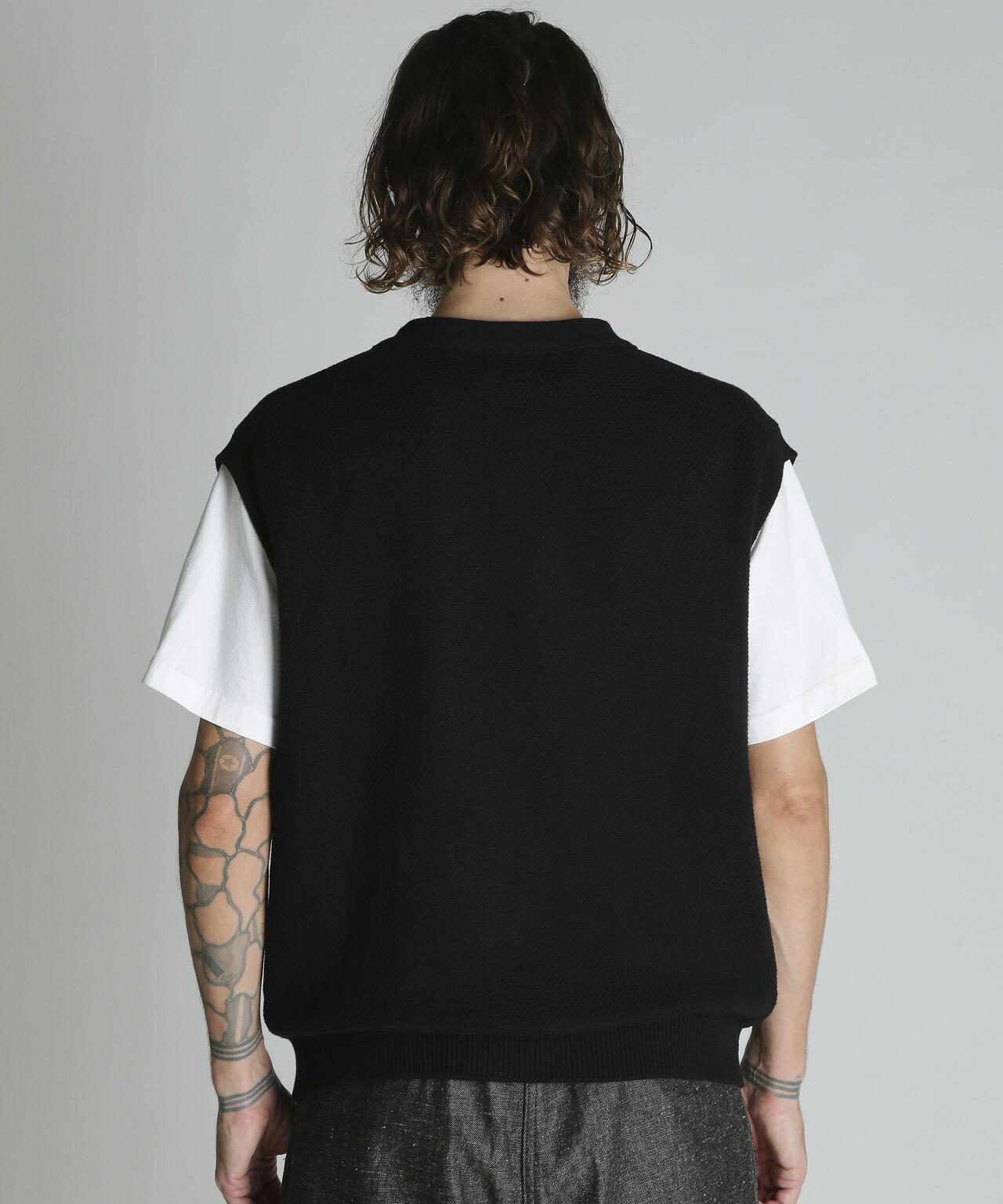 BLACK SHEEP KNIT VEST/ブラックシープ ニットベスト