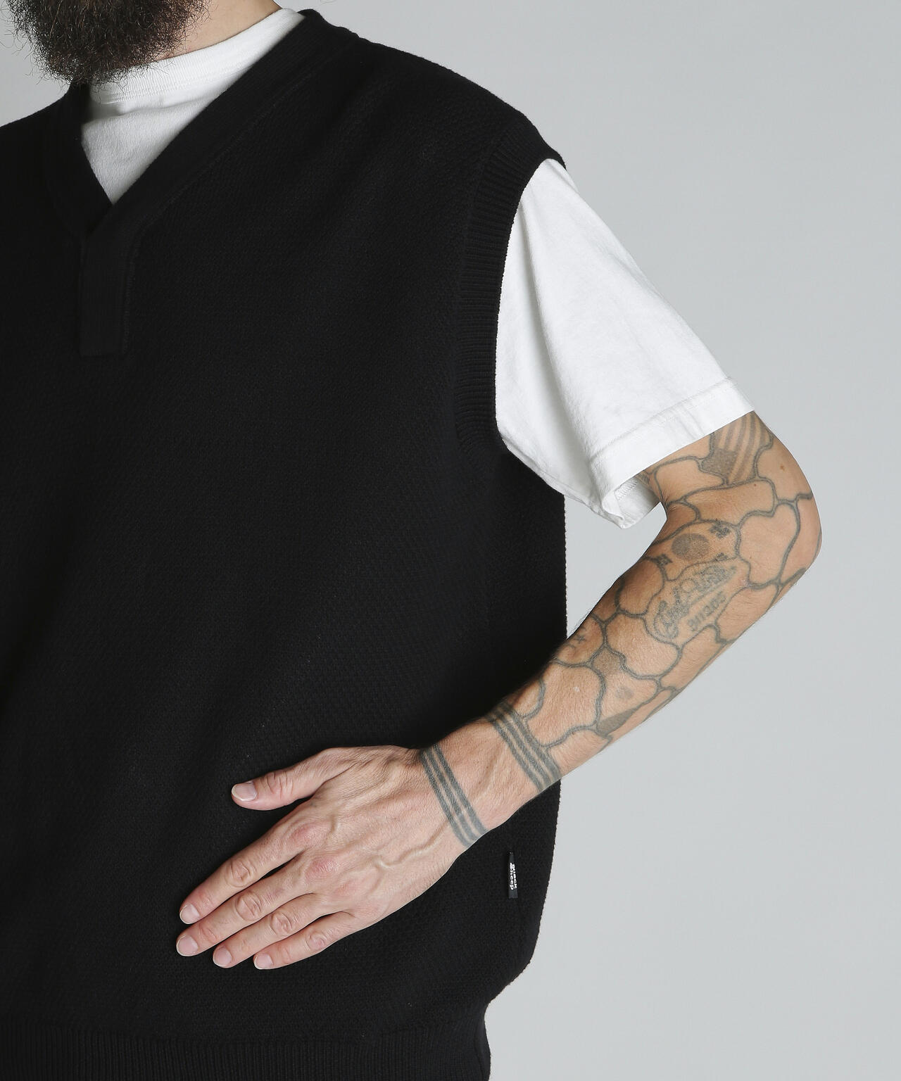 BLACK SHEEP KNIT VEST/ブラックシープ ニットベスト