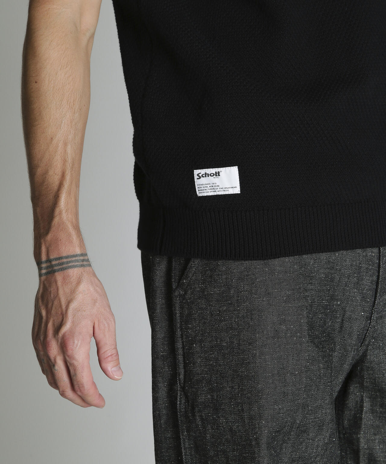 BLACK SHEEP KNIT VEST/ブラックシープ ニットベスト