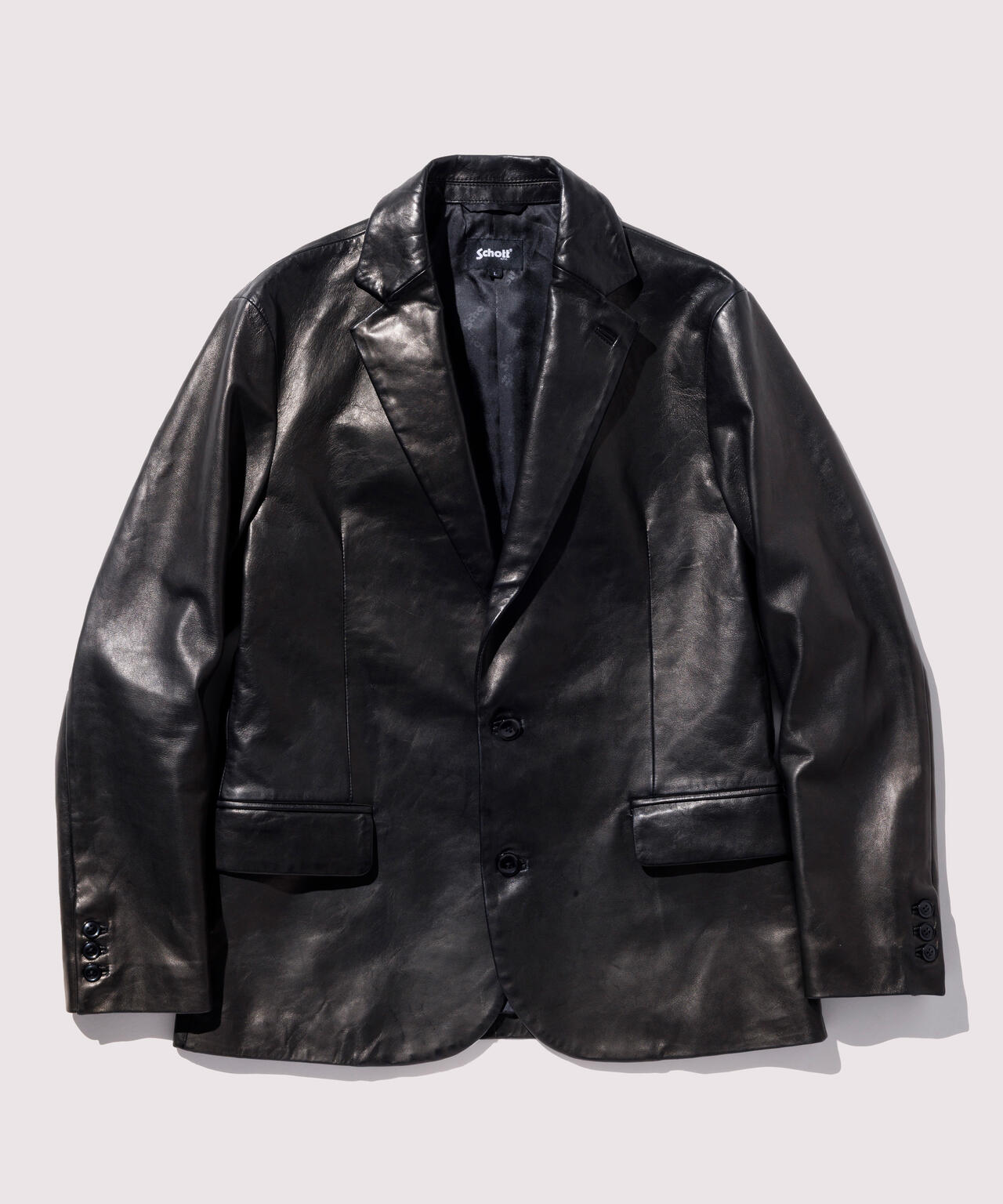LEATHER  TAILORED JACKET/レザーテーラードジャケット