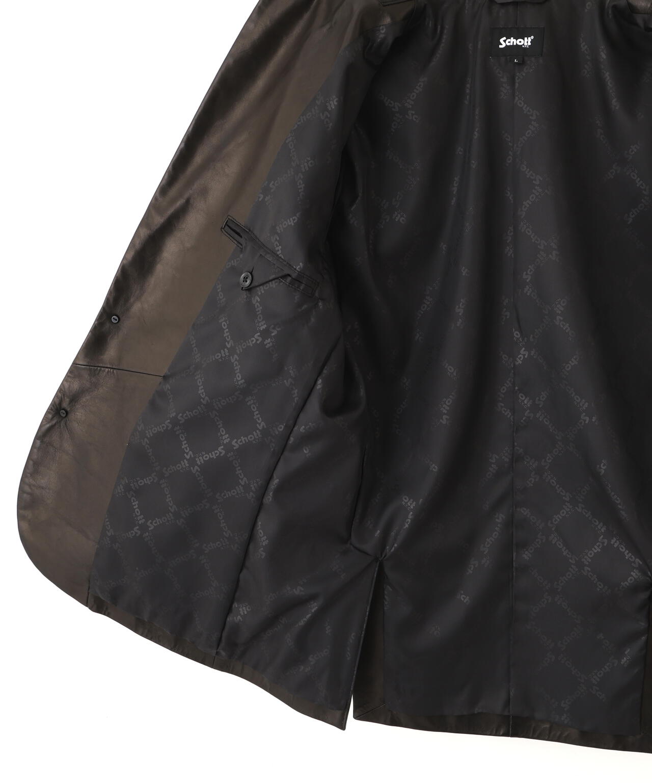 LEATHER  TAILORED JACKET/レザーテーラードジャケット