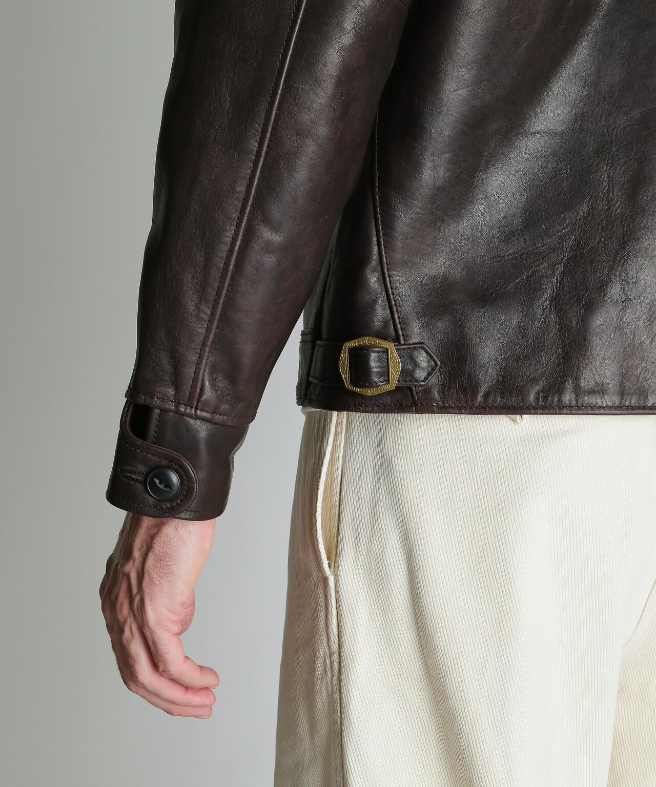 SPECIAL LEATHER TRACKER JACKET/スペシャル レザー トラッカージャケット
