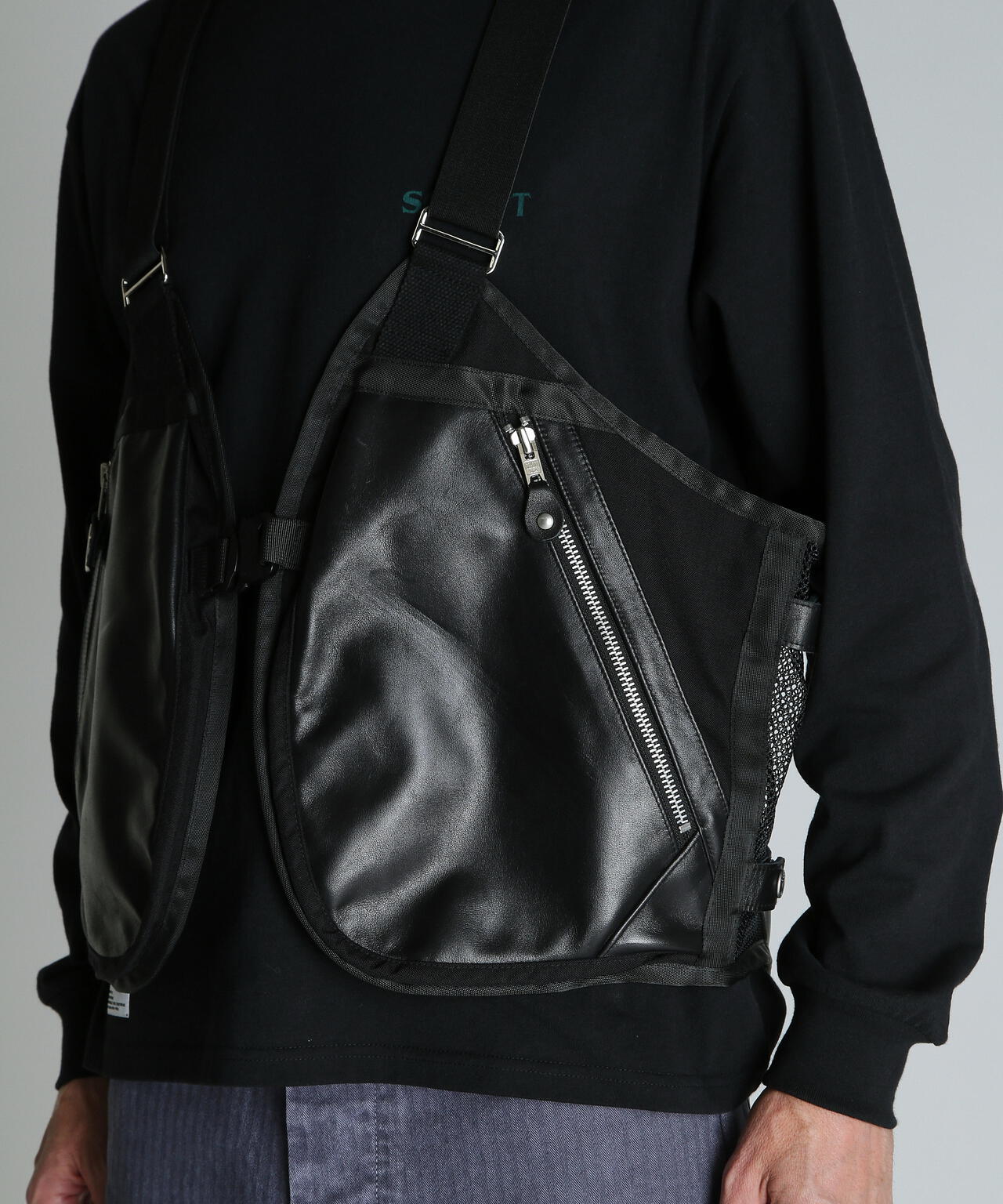 LEATHER LUGGAGE VEST/レザーラゲッジ ベスト