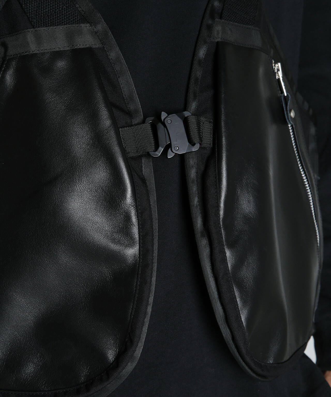 LEATHER LUGGAGE VEST/レザーラゲッジ ベスト