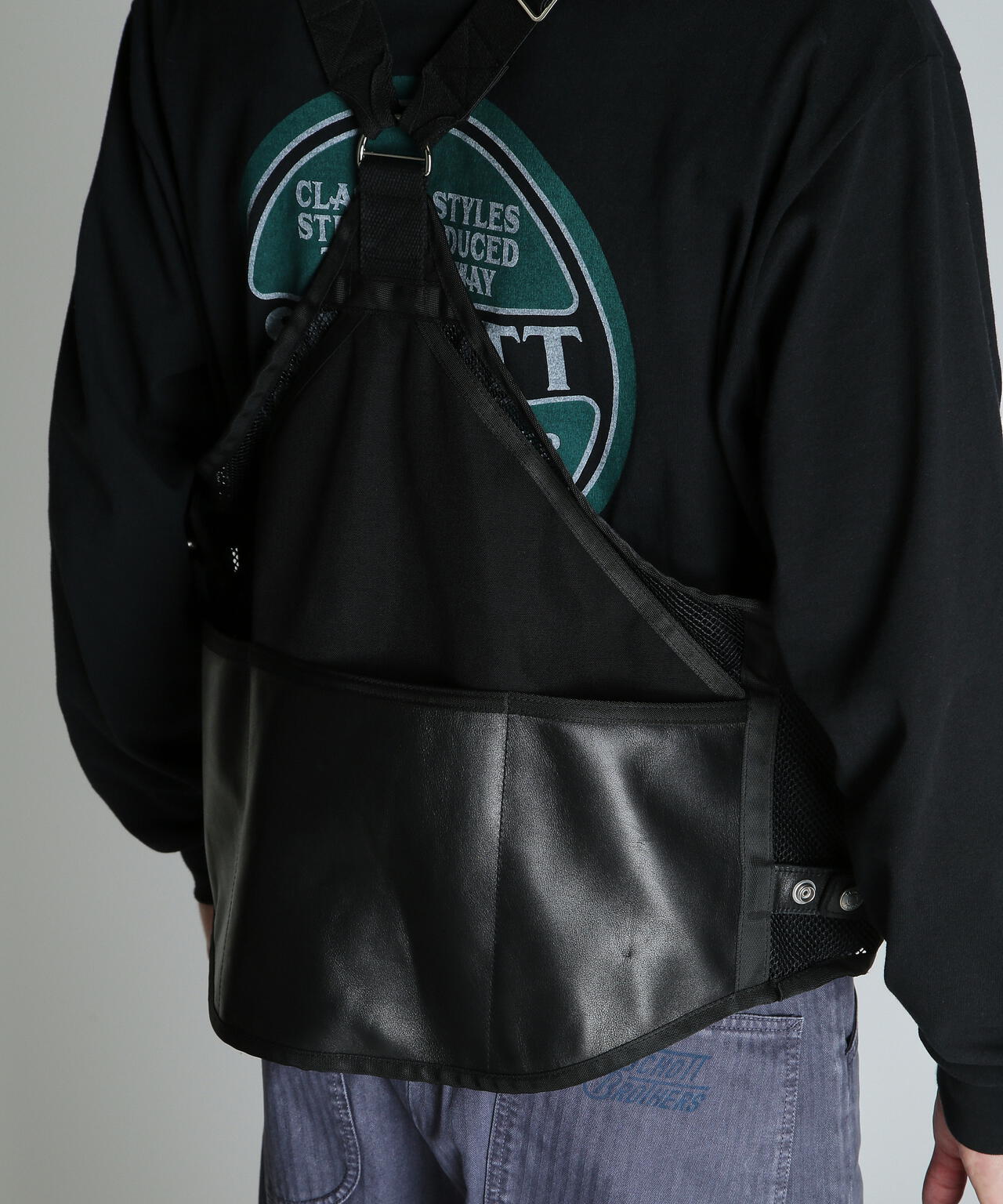 LEATHER LUGGAGE VEST/レザーラゲッジ ベスト