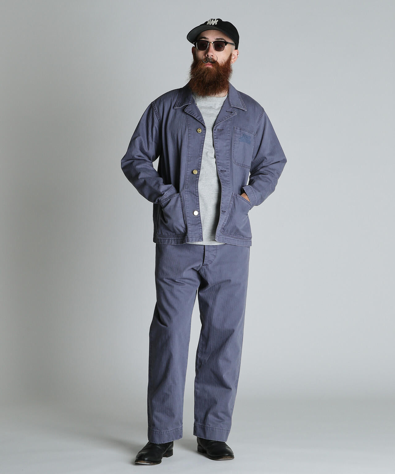HERRINGBONE COVERALL/ヘリンボーン カバーオール