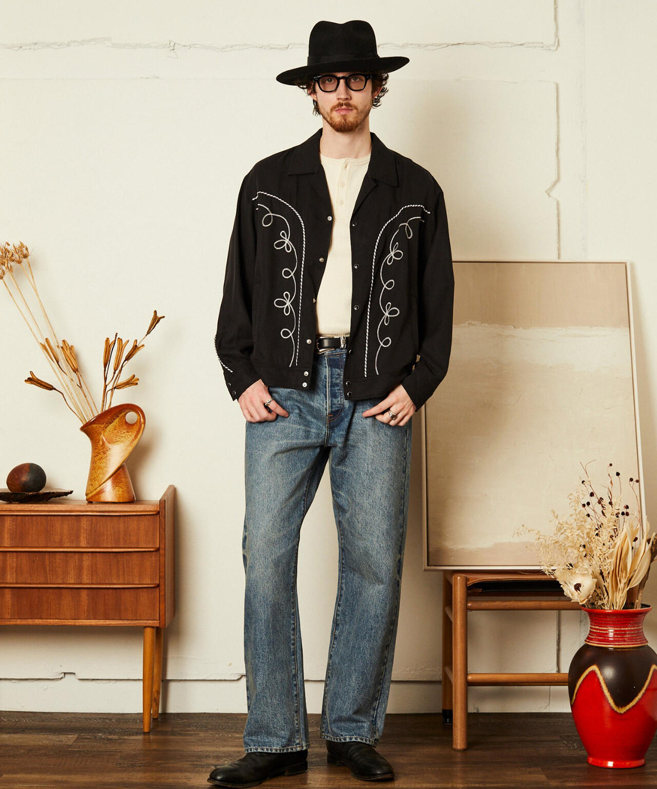 LYOCELL WESTERN JACKET/リヨセル ウエスタンジャケット
