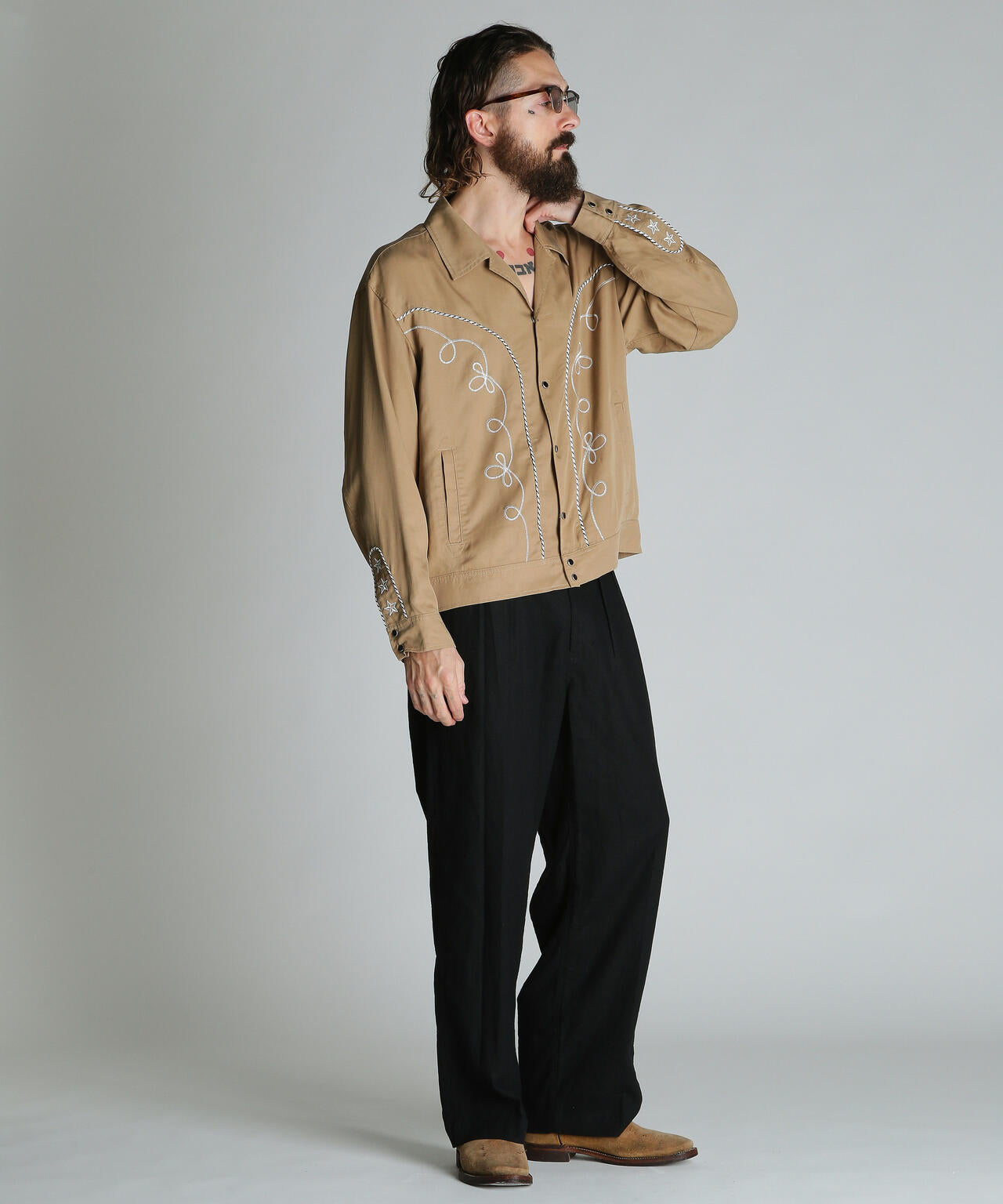 LYOCELL WESTERN JACKET/リヨセル ウエスタンジャケット