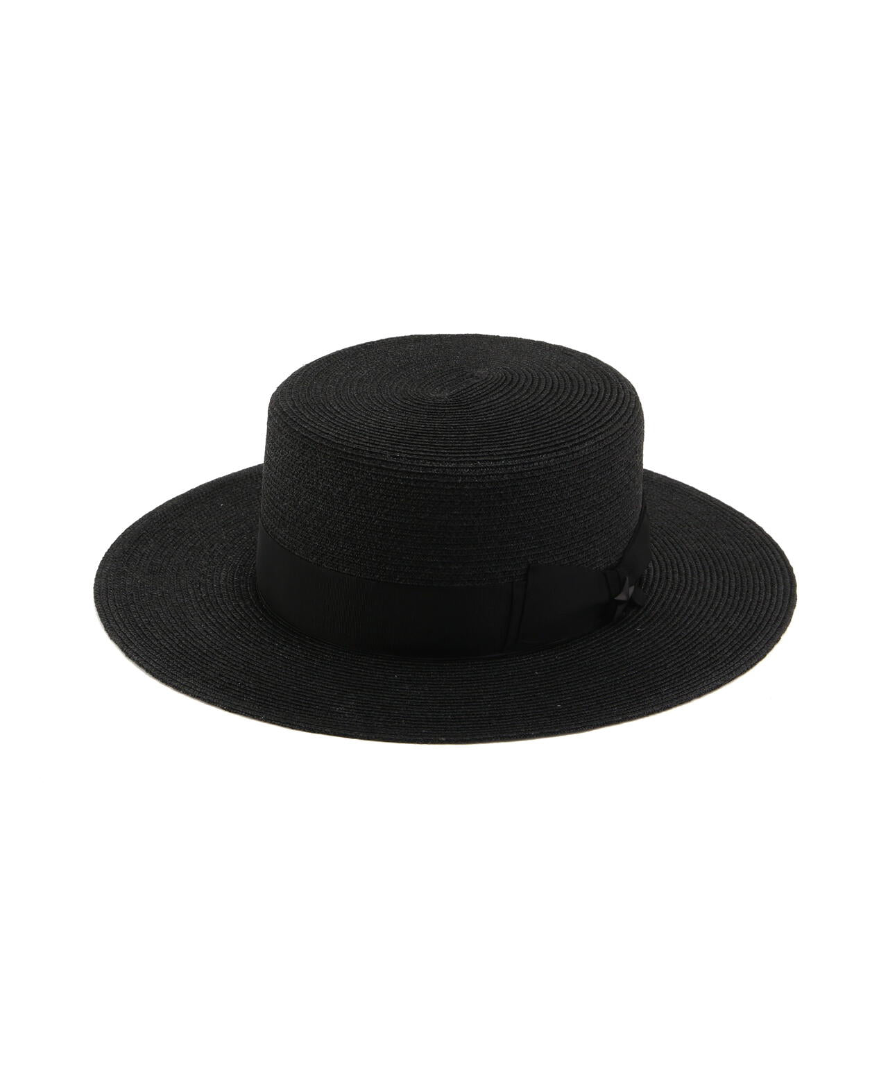 RAFFIA BRAID BOATER HAT/ラフィア ブレイド ボーターハット