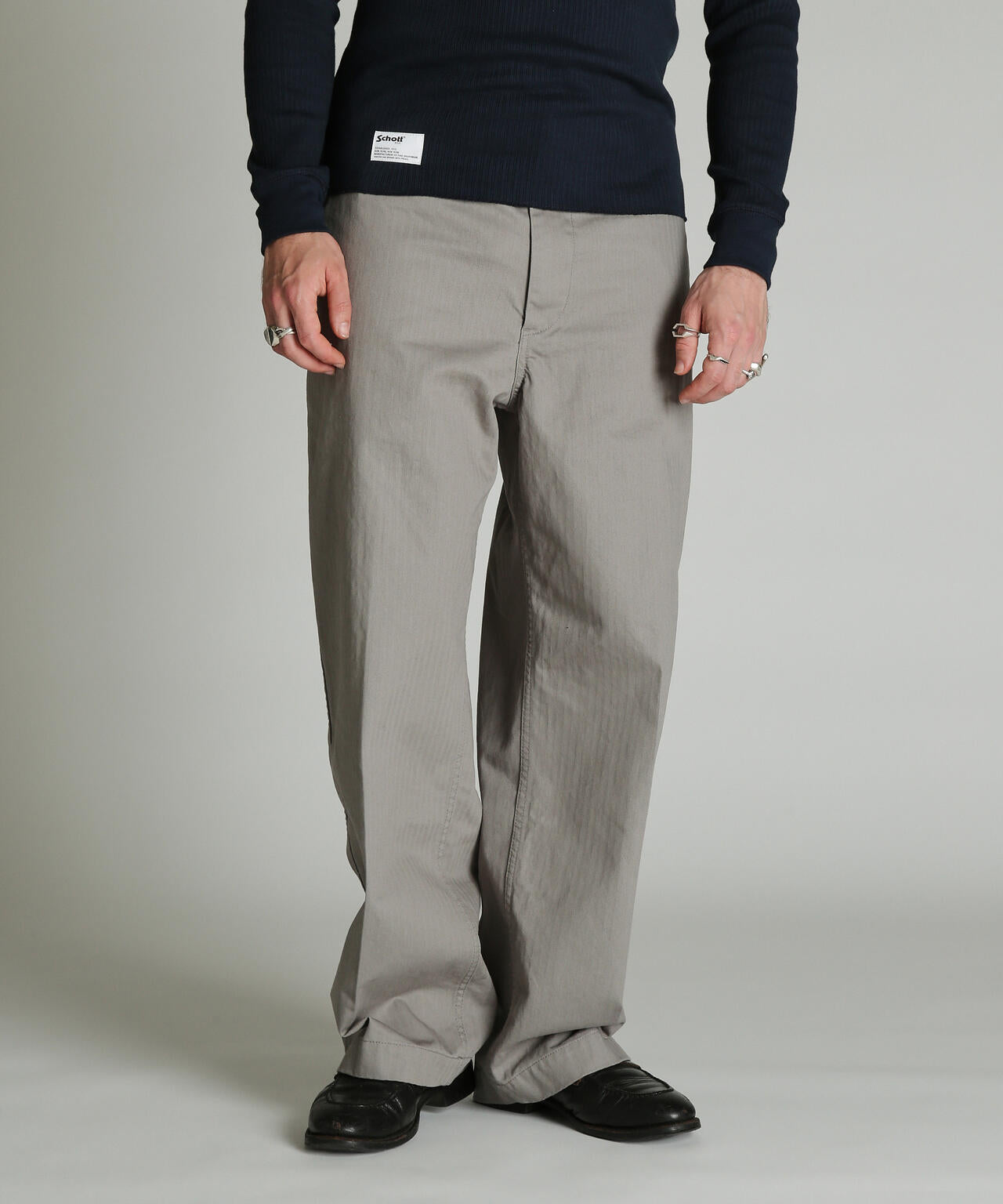 HERRINGBONE TROUSERS/ヘリンボーン パンツ