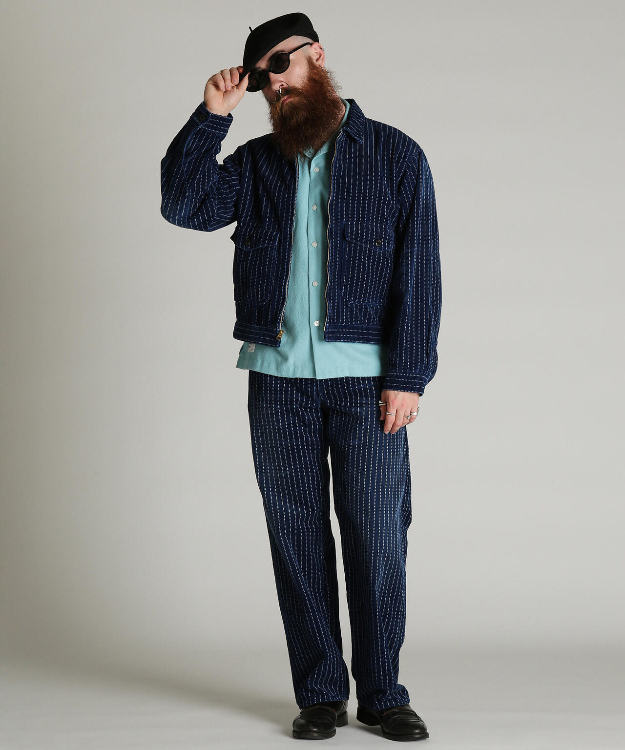 INDIGO CORDUROY PANTS/インディゴ コーデュロイ パンツ