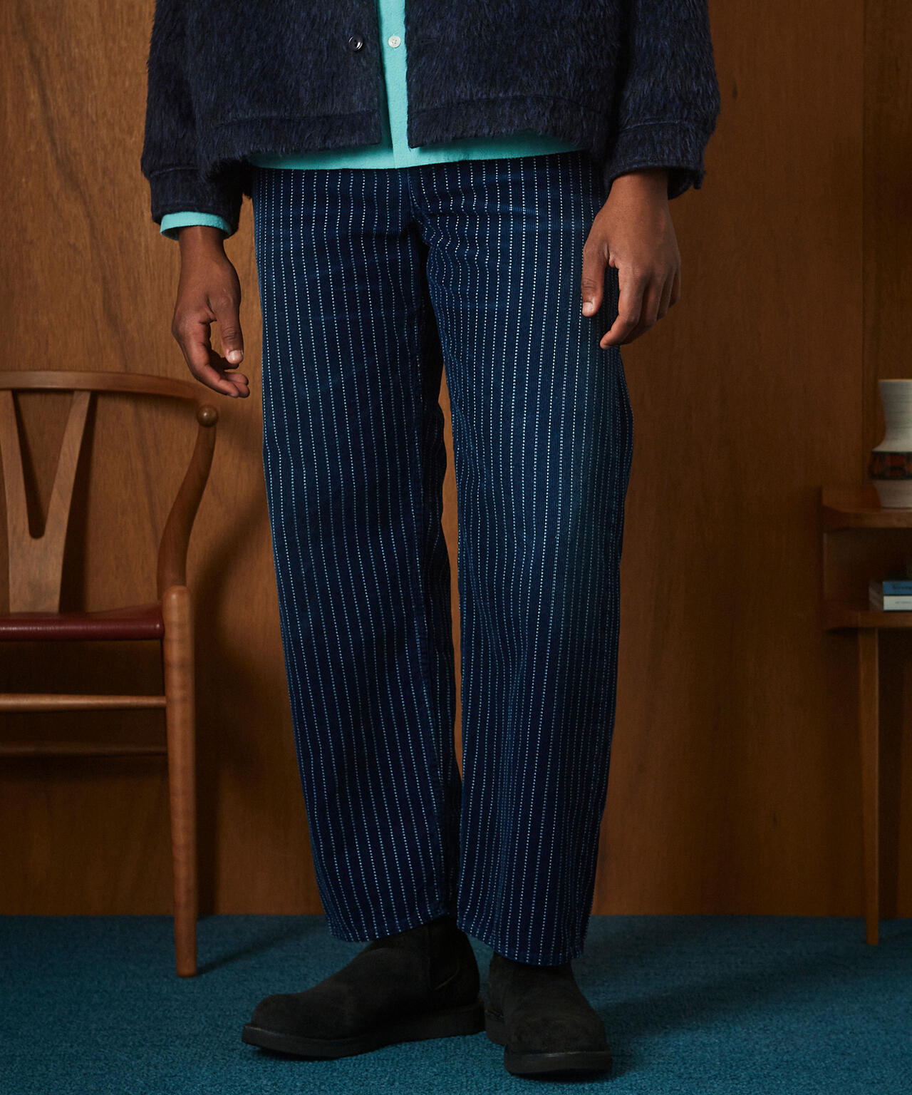 INDIGO CORDUROY PANTS/インディゴ コーデュロイ パンツ