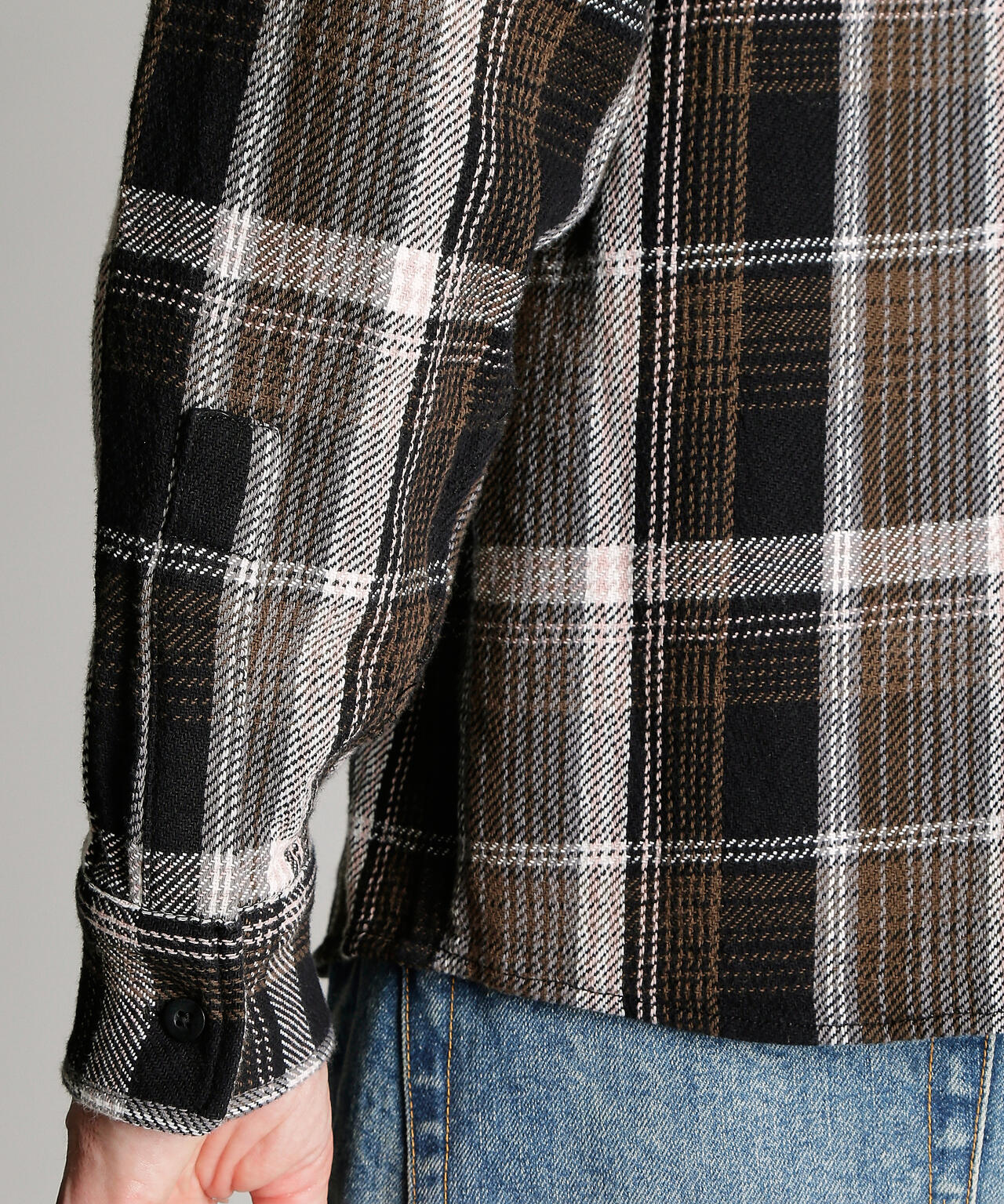 PLAID CF LS SHIRT/プレイド コットンフランネルシャツ