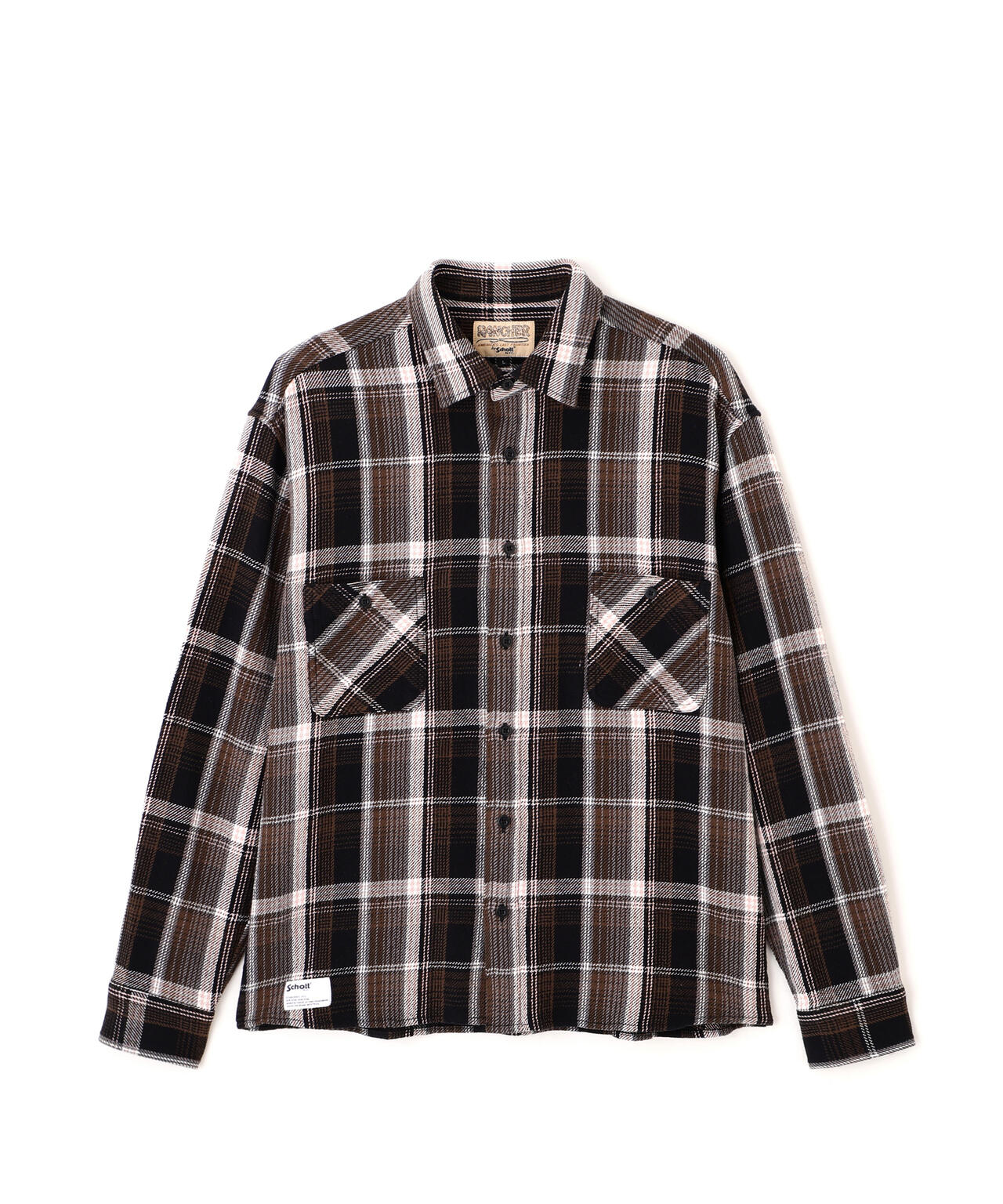 PLAID CF LS SHIRT/プレイド コットンフランネルシャツ