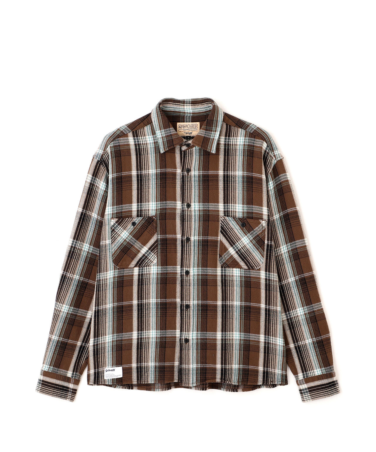 PLAID CF LS SHIRT/プレイド コットンフランネルシャツ