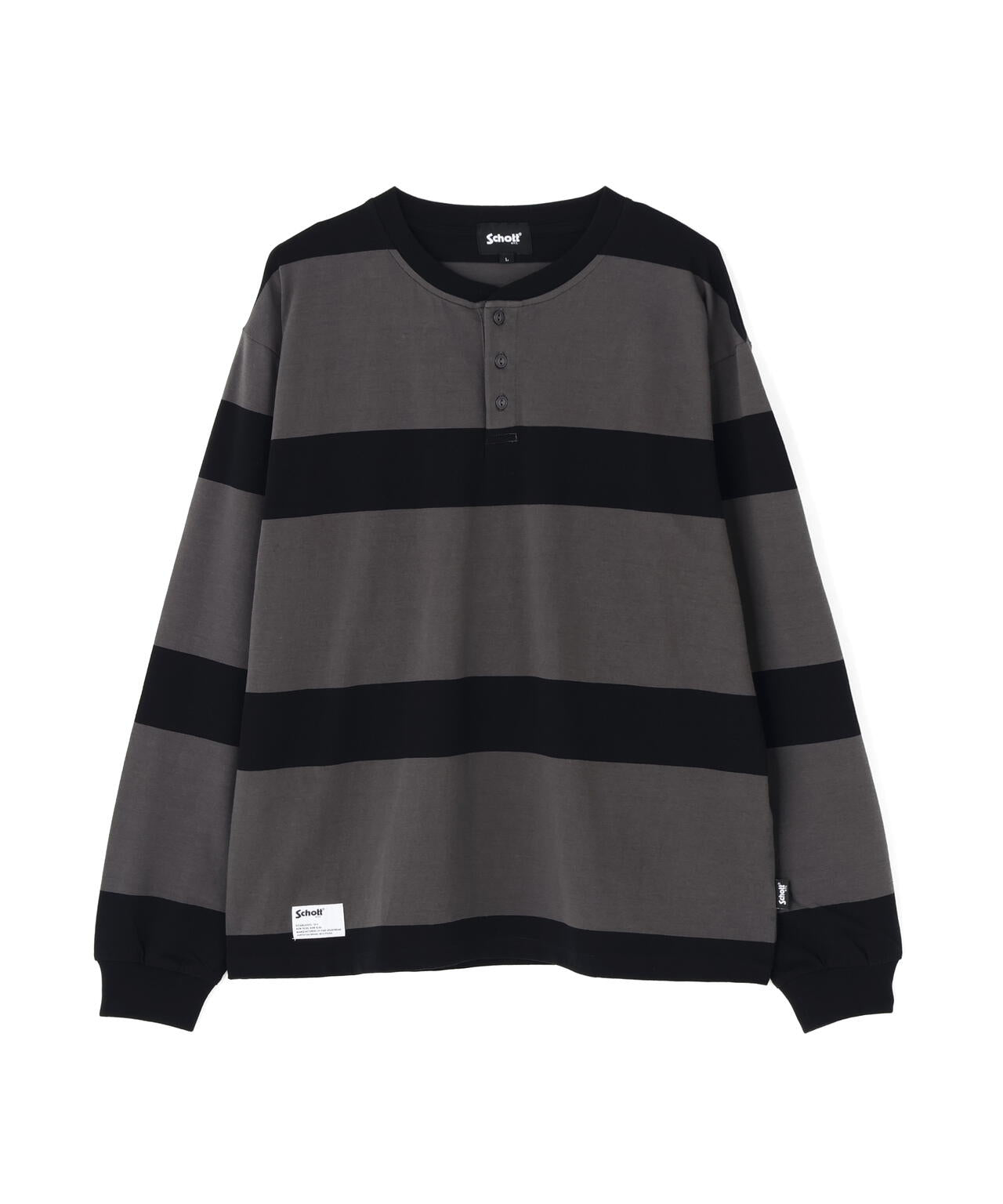 O.G. BORDER HENLEY LS T-SHIRT/ボーダーヘンリー ロンT