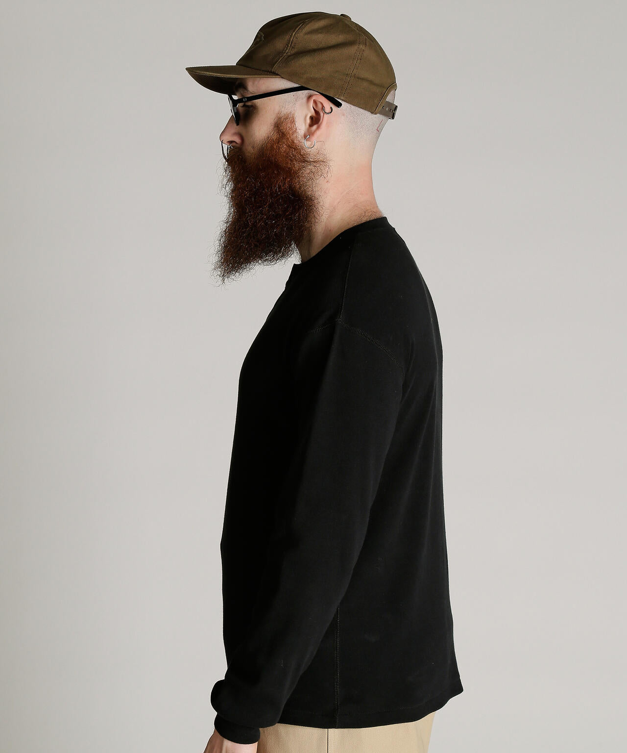 KNITTING HENLEY LS T-SHIRT/ニット ヘンリーロンT
