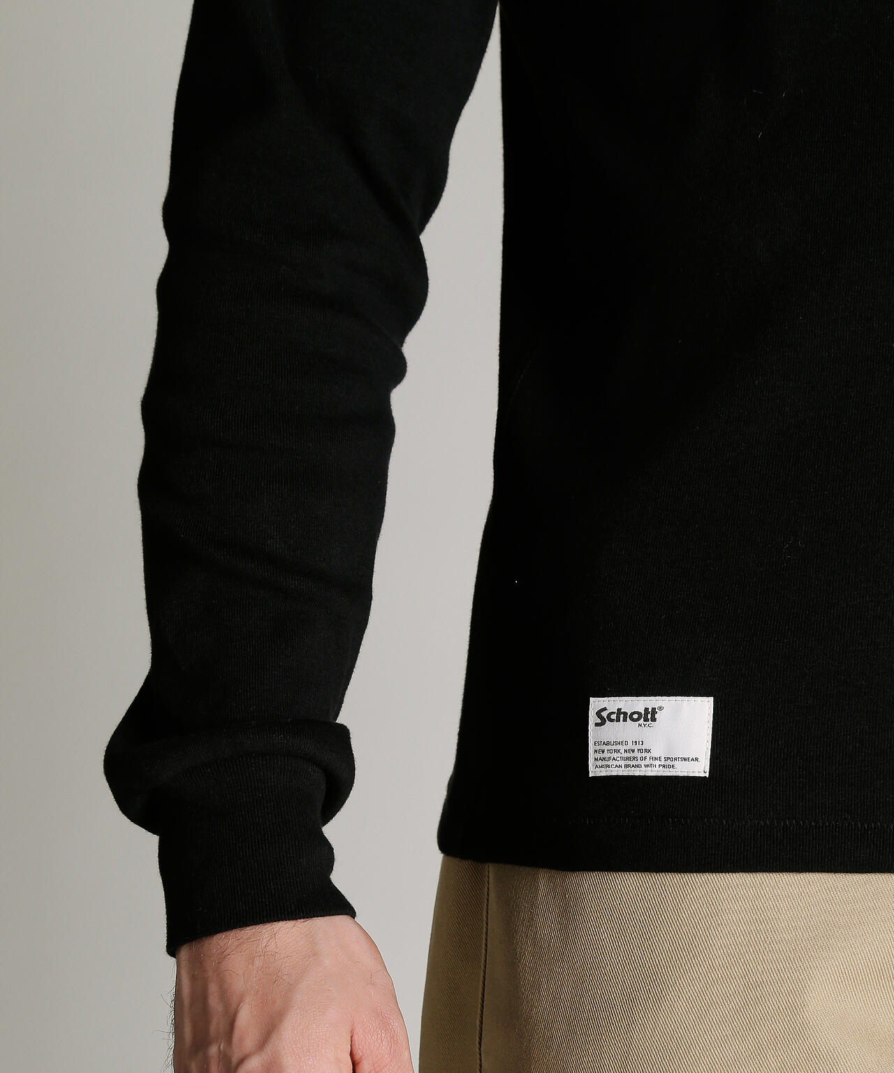 KNITTING HENLEY LS T-SHIRT/ニット ヘンリーロンT