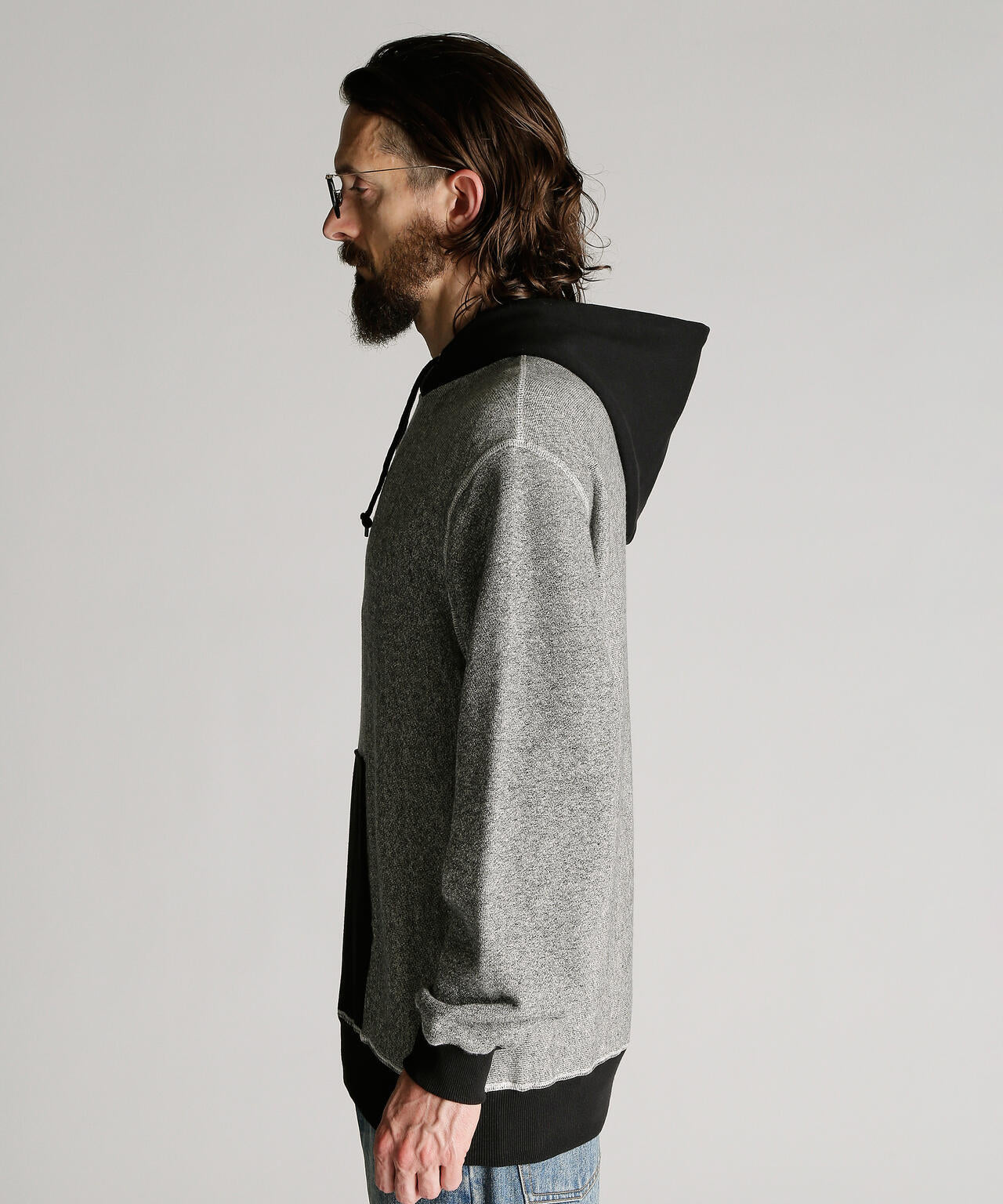 SALT AND PEPPER HOODED SWEAT/ソルトアンドペッパー パーカー