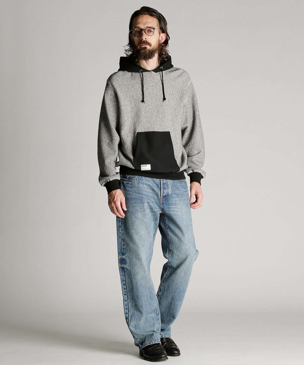 SALT AND PEPPER HOODED SWEAT/ソルトアンドペッパー パーカー
