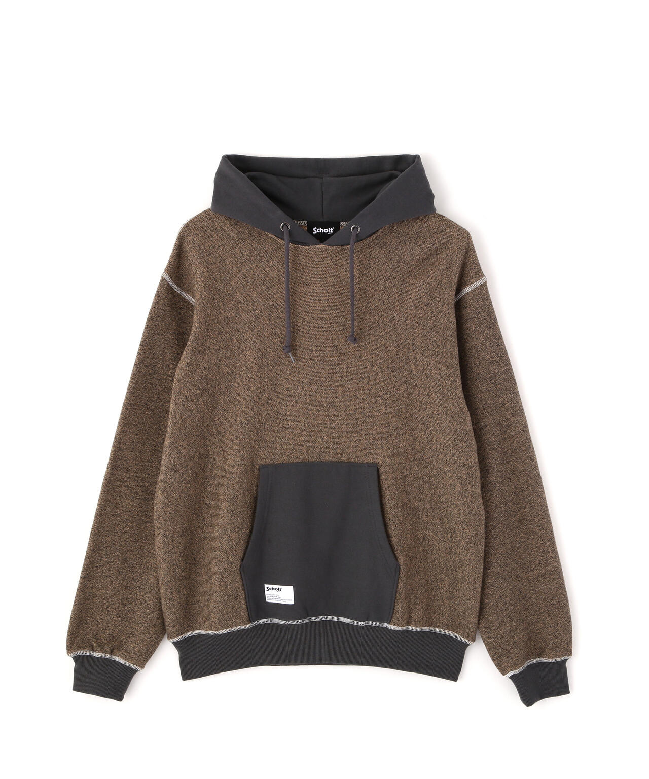 SALT AND PEPPER HOODED SWEAT/ソルトアンドペッパー パーカー