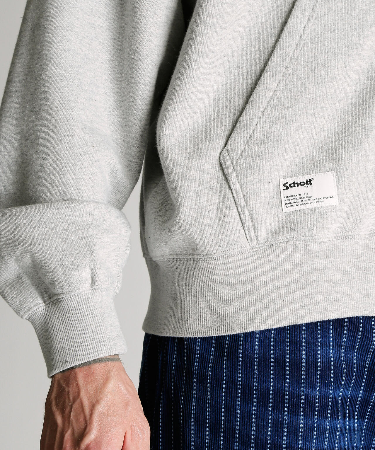 TOMPKINS ZIP HOODED SWEAT/トンプキンス ジップ パーカー