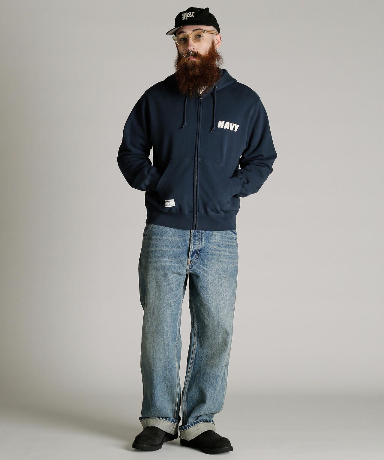 TOMPKINS ZIP HOODED SWEAT/トンプキンス ジップ パーカー